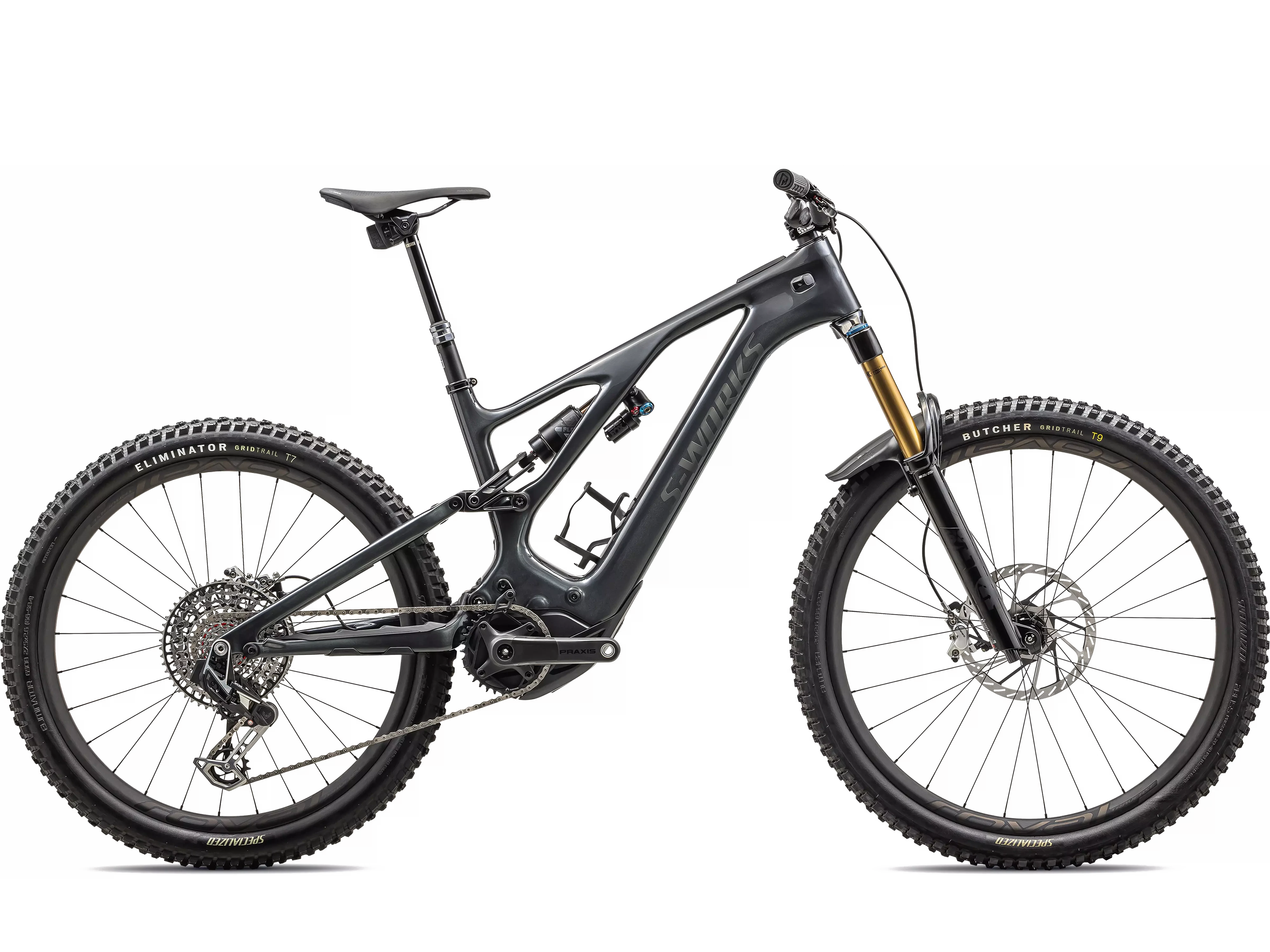 Specialized 2023 Levo S-Works Carbon G3 GLOSS Black LIQUID METAL / SATIN Black CHROME FOIL / S3 Specialized 2023 Levo S-Works Carbon G3 GLOSS Black LIQUID METAL / SATIN Black CHROME FOIL / S3