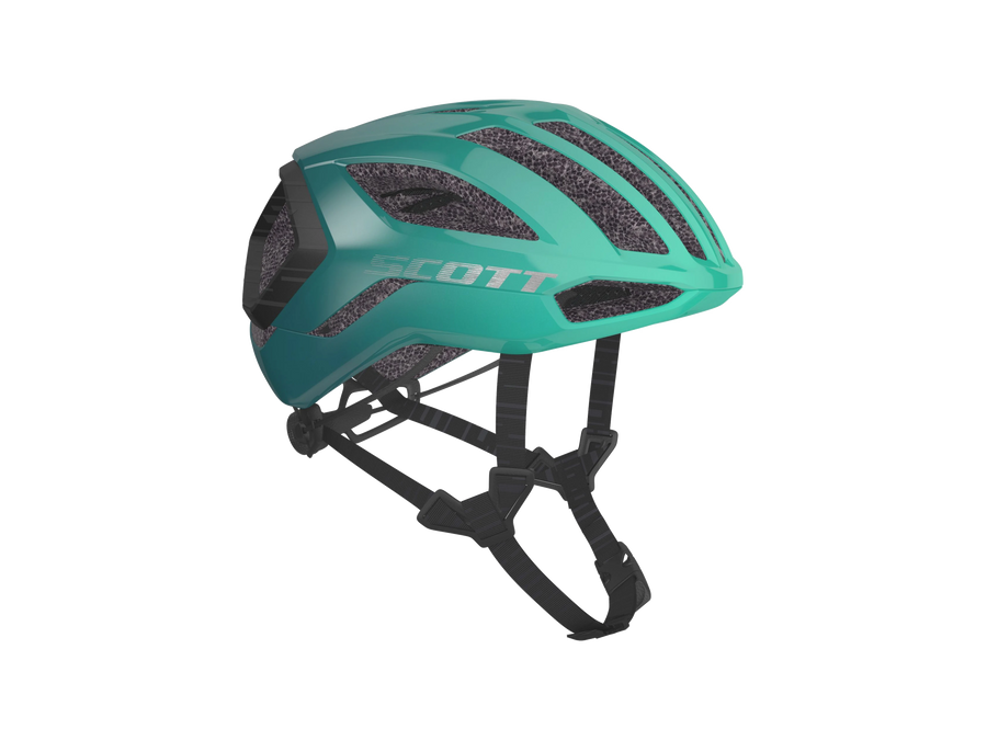 Scott Centric Plus Supersonic EDT. (CPSC) Helmet_Black electric green_Road_Main.webp