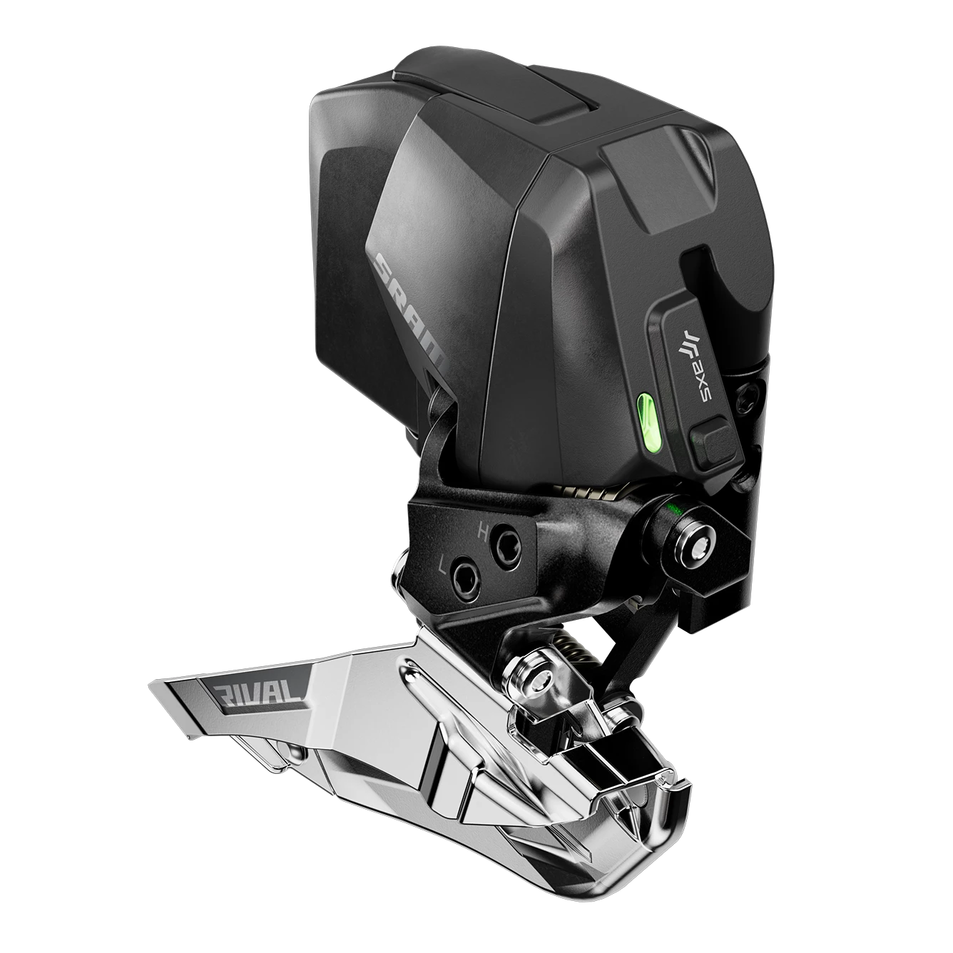 SRAM Rival AXS Front Derailleur - 2x12-Speed, Braze-on, (Battery SRAM Rival AXS Front Derailleur - 2x12-Speed, Braze-on, (Battery