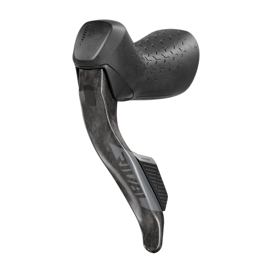 SRAM Rival eTap AXS HRD Shift/Brake Lever and Hydraulic Disc Caliper - Left/Front, Flat Mount 20mm Offset, 950mm Hose, Black, E1