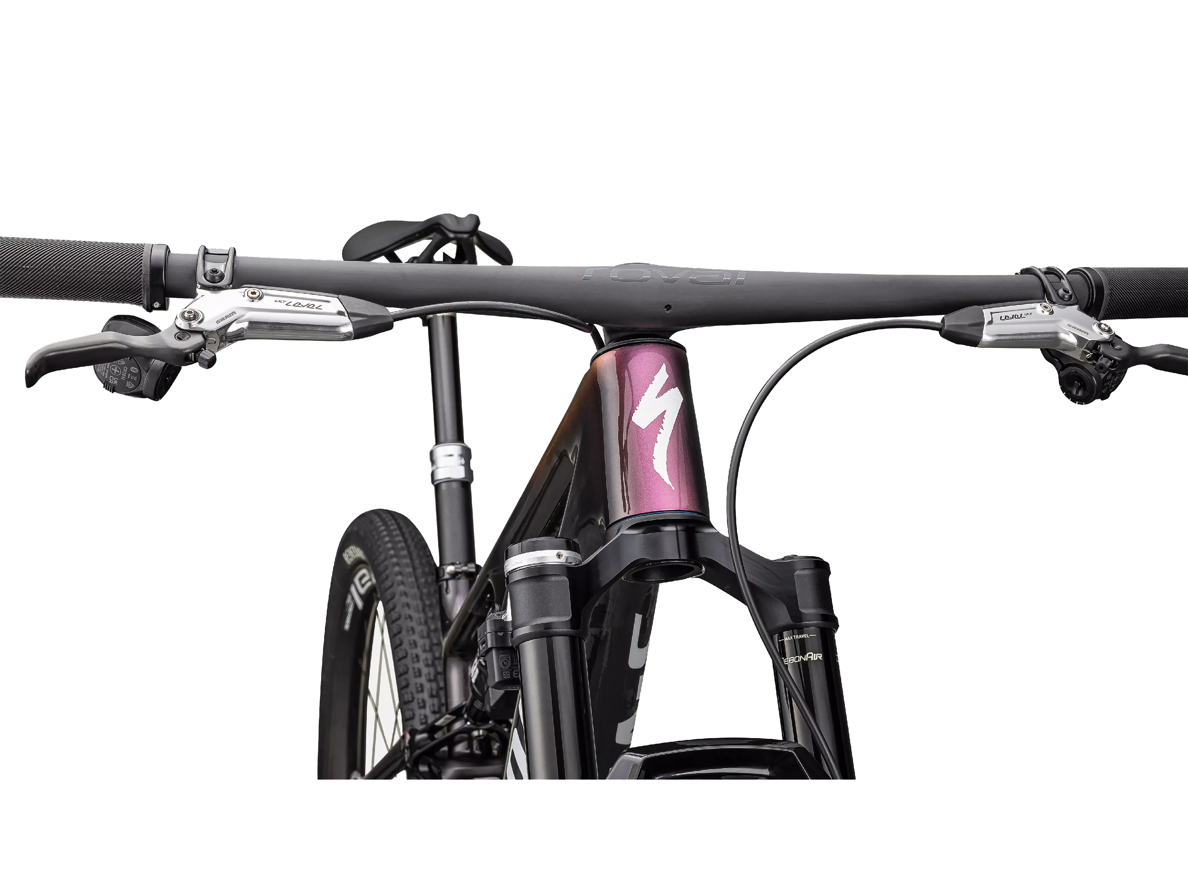 2024 S-Works Epic 8_Gloss Carbon: Metallic Vivid Pink: Viavi Magenta Gold: Metallic Midnight Shadow_Detail2.webp