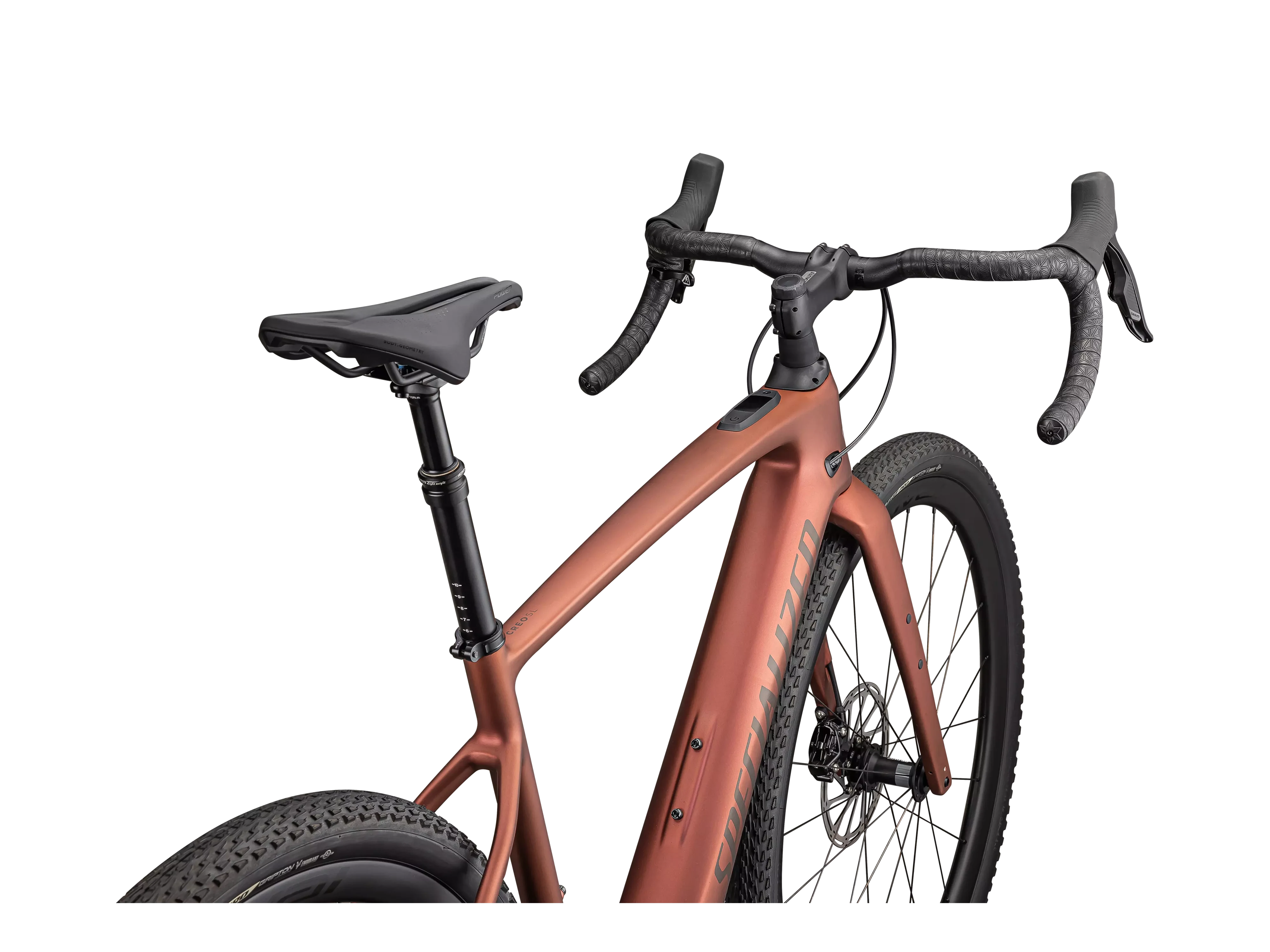 2025 Turbo Creo 2 Expert_Satin Cooper : Red Pearl : Doppio_Detail1.webp