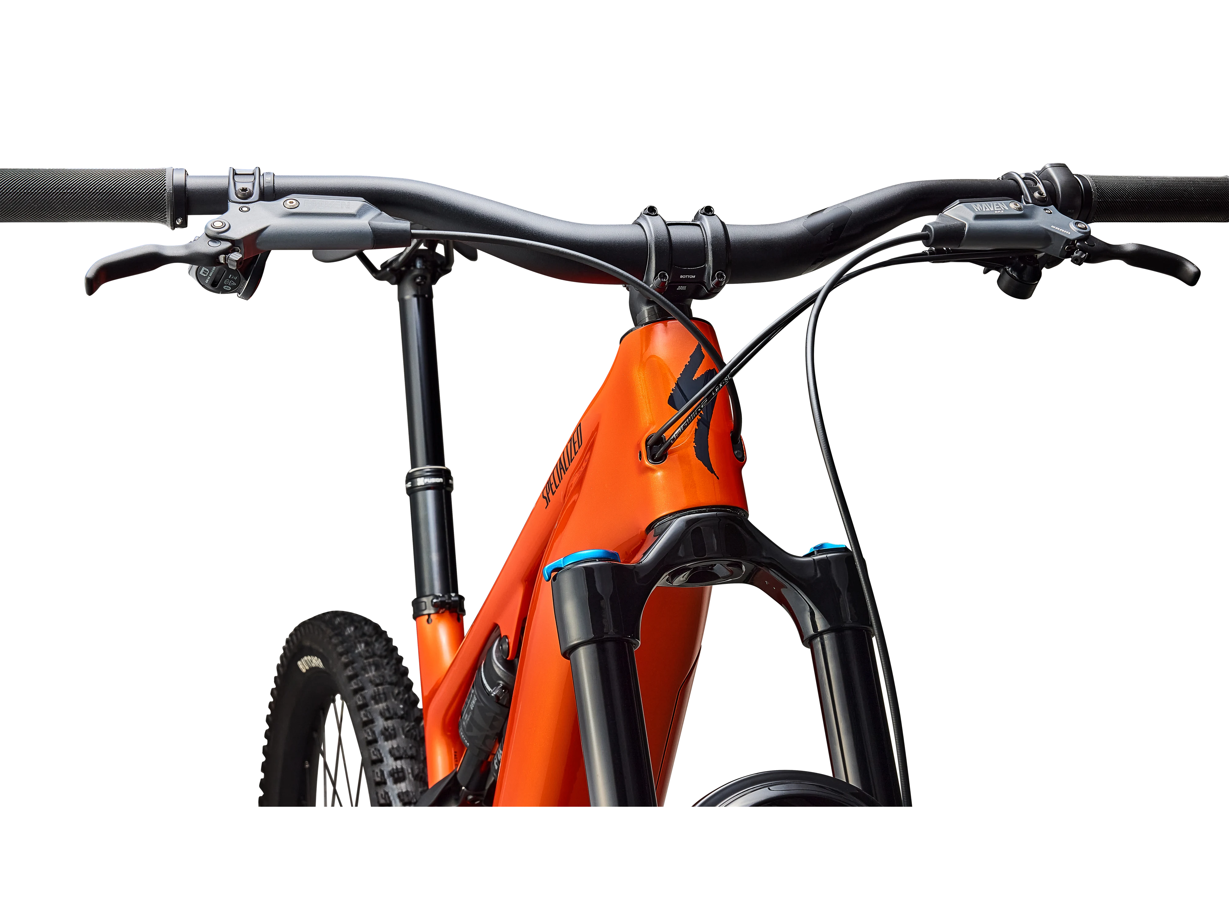 2025 Turbo Levo 4 Comp_Gloss Orange Tint Over Silver Dust : Dark Navy_Detail2.webp