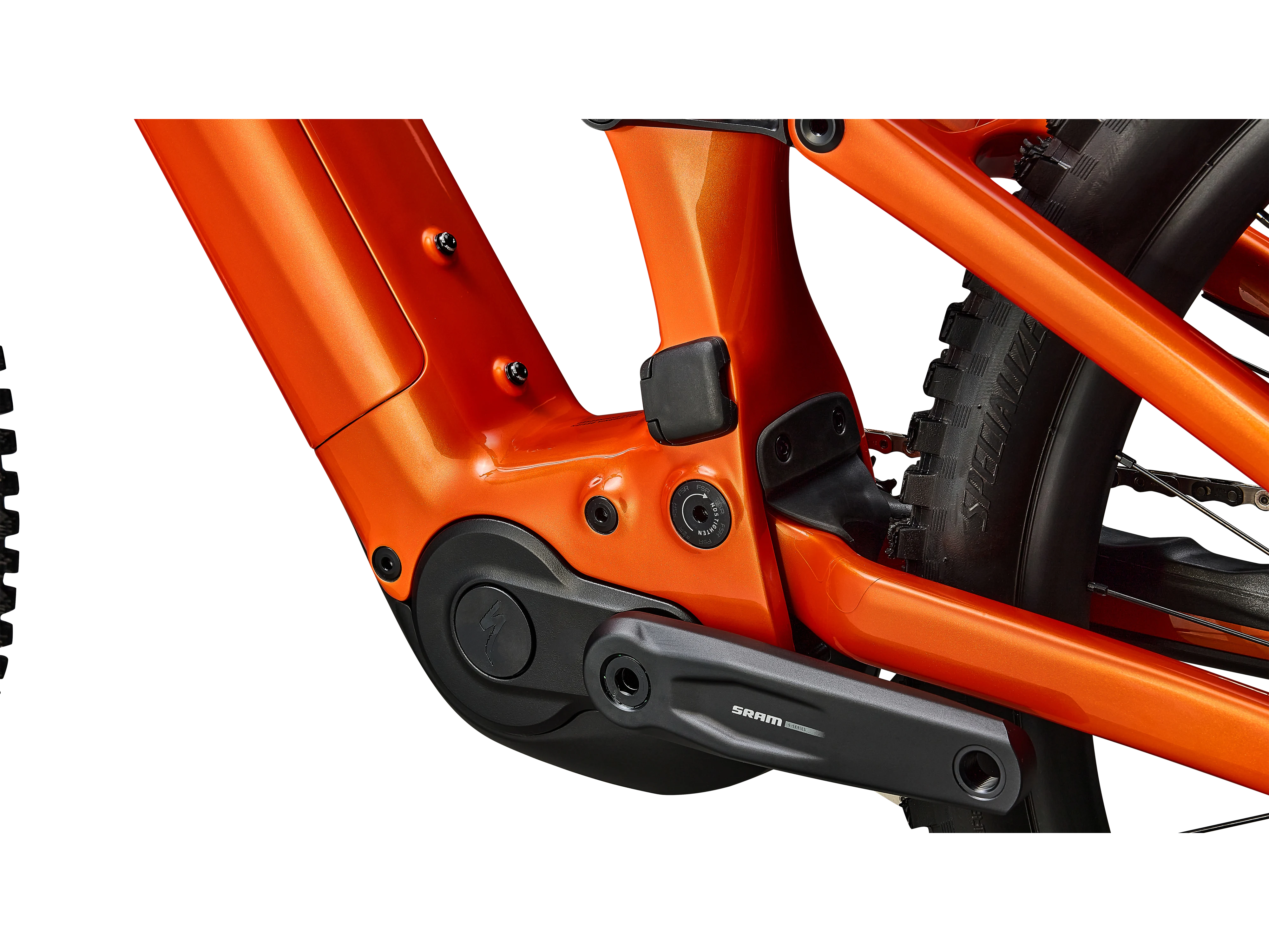 2025 Turbo Levo 4 Comp_Gloss Orange Tint Over Silver Dust : Dark Navy_Detail4.webp