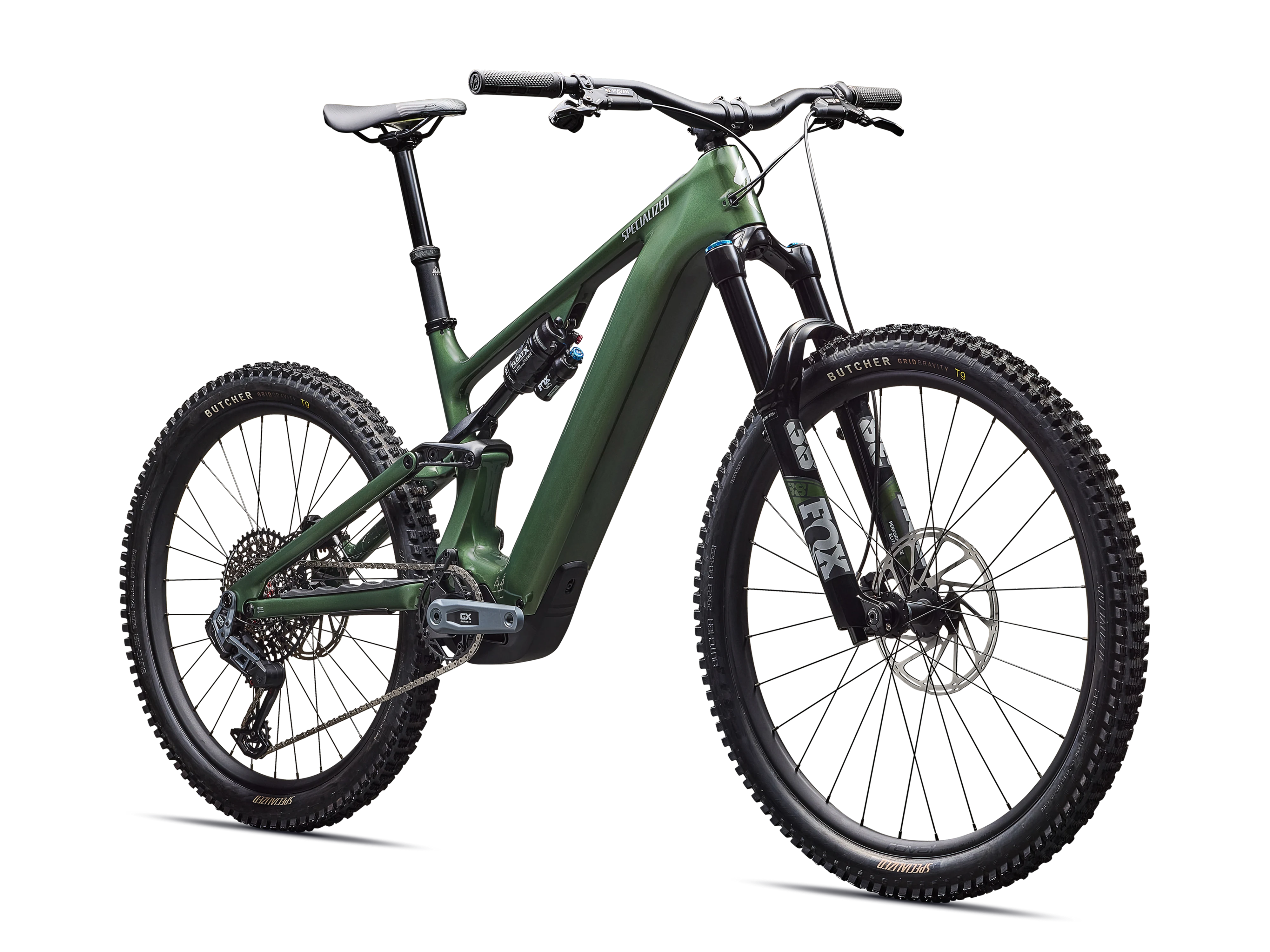 2025 Turbo Levo 4 Expert_Gloss Cypress Metallic : Silver Dust_Front.webp