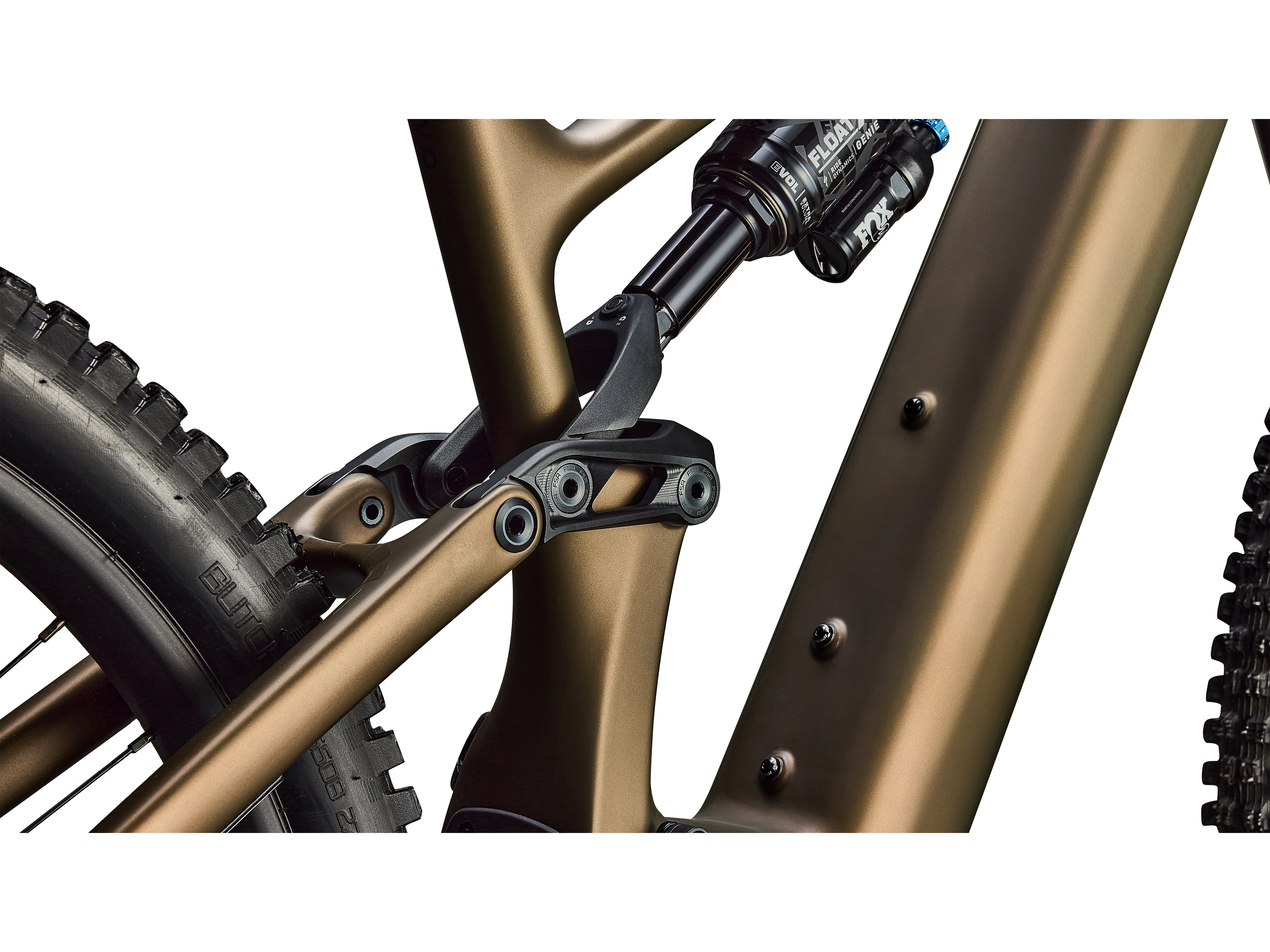 2025 Turbo Levo 4 Expert_Satin Burnt Gold Metallic : Doppio_Detail5.webp