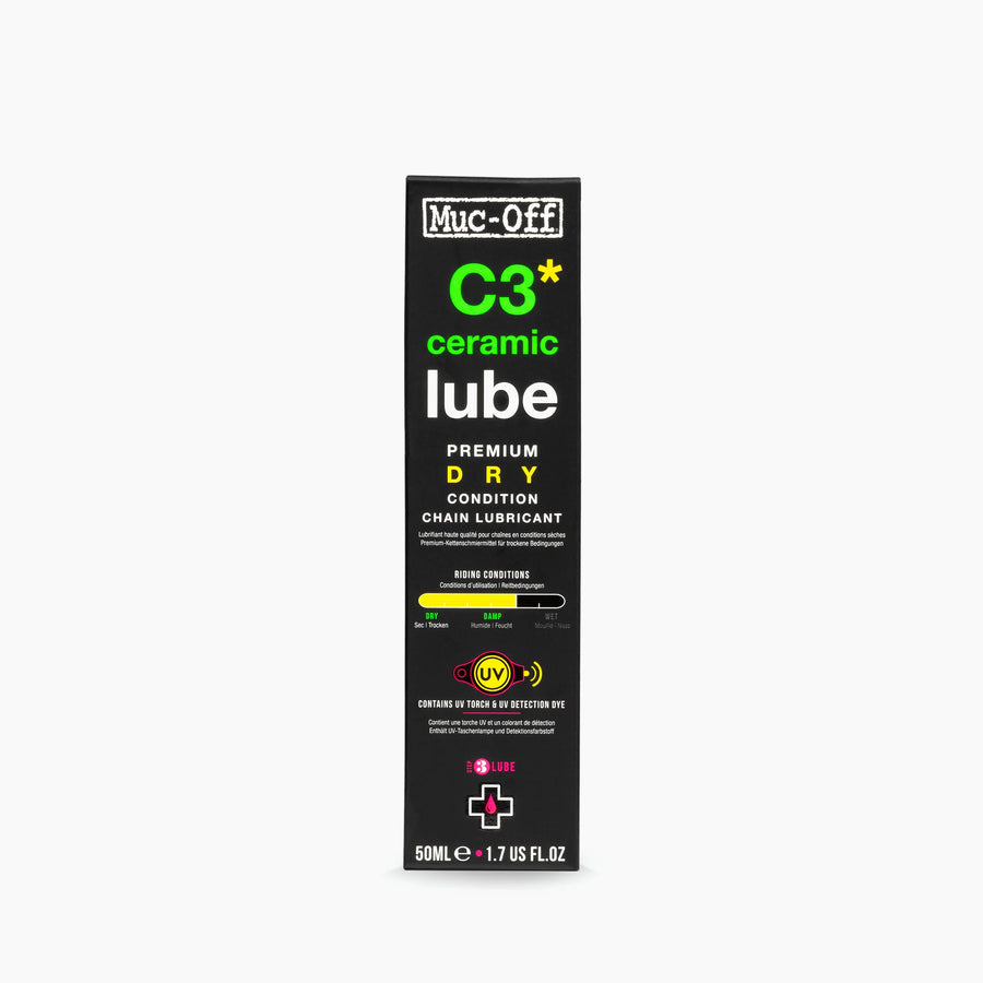 Muc-Off C3 Dry Ceramic Bike Chain Lube - 50ml Drip