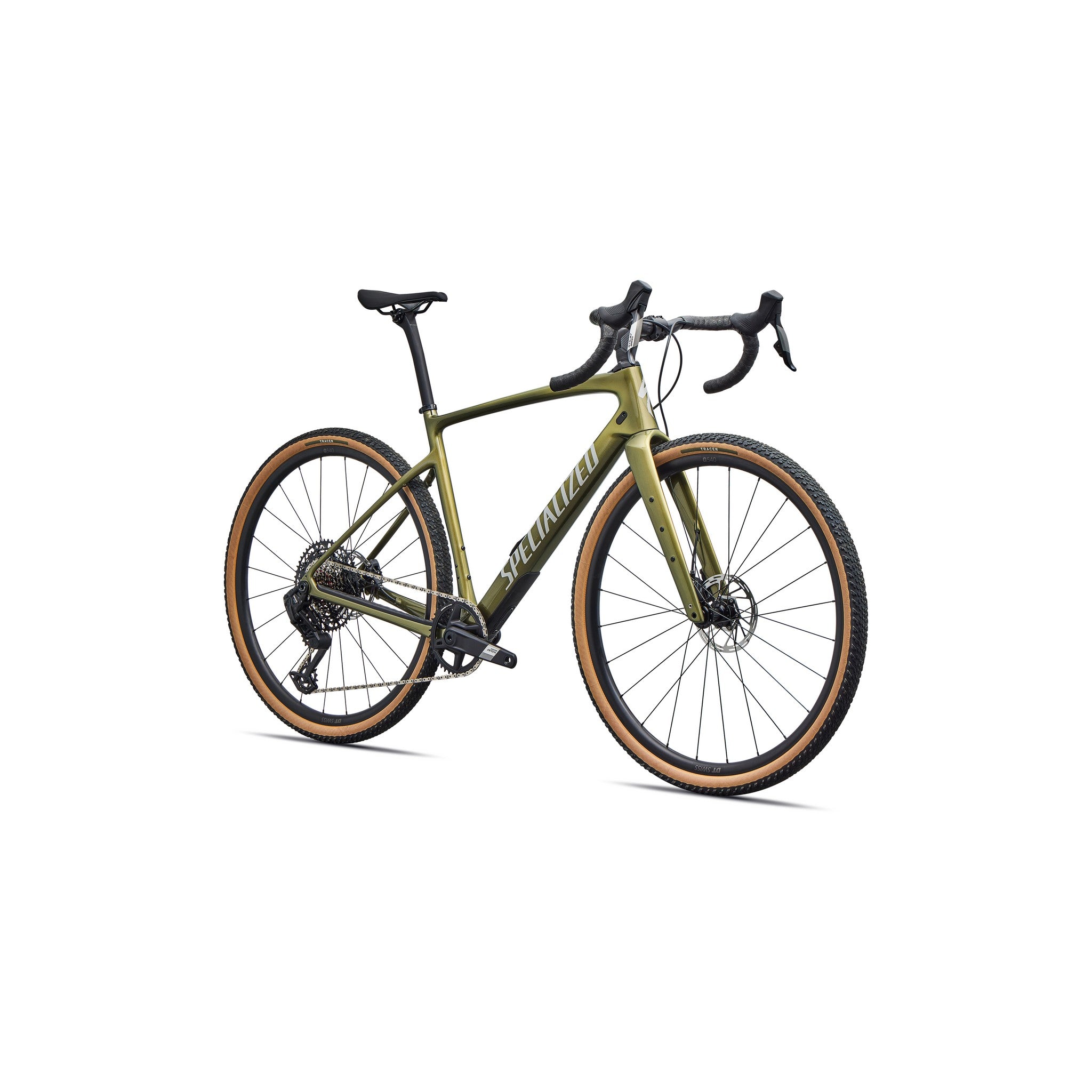 sram apex axs gravel bike Specialized Diverge 4 Comp Carbon Laurel Green Metallic / 54
