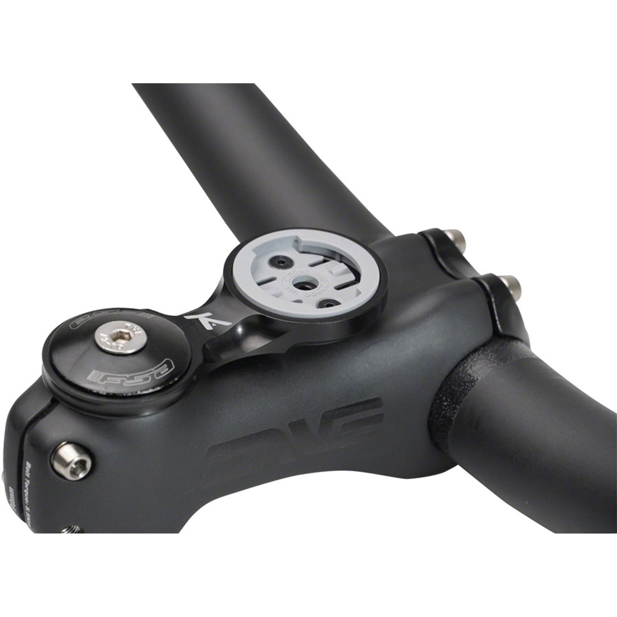K-EDGE Fixed Stem Mount for Wahoo Bolt and ELEMNT Computers: Black