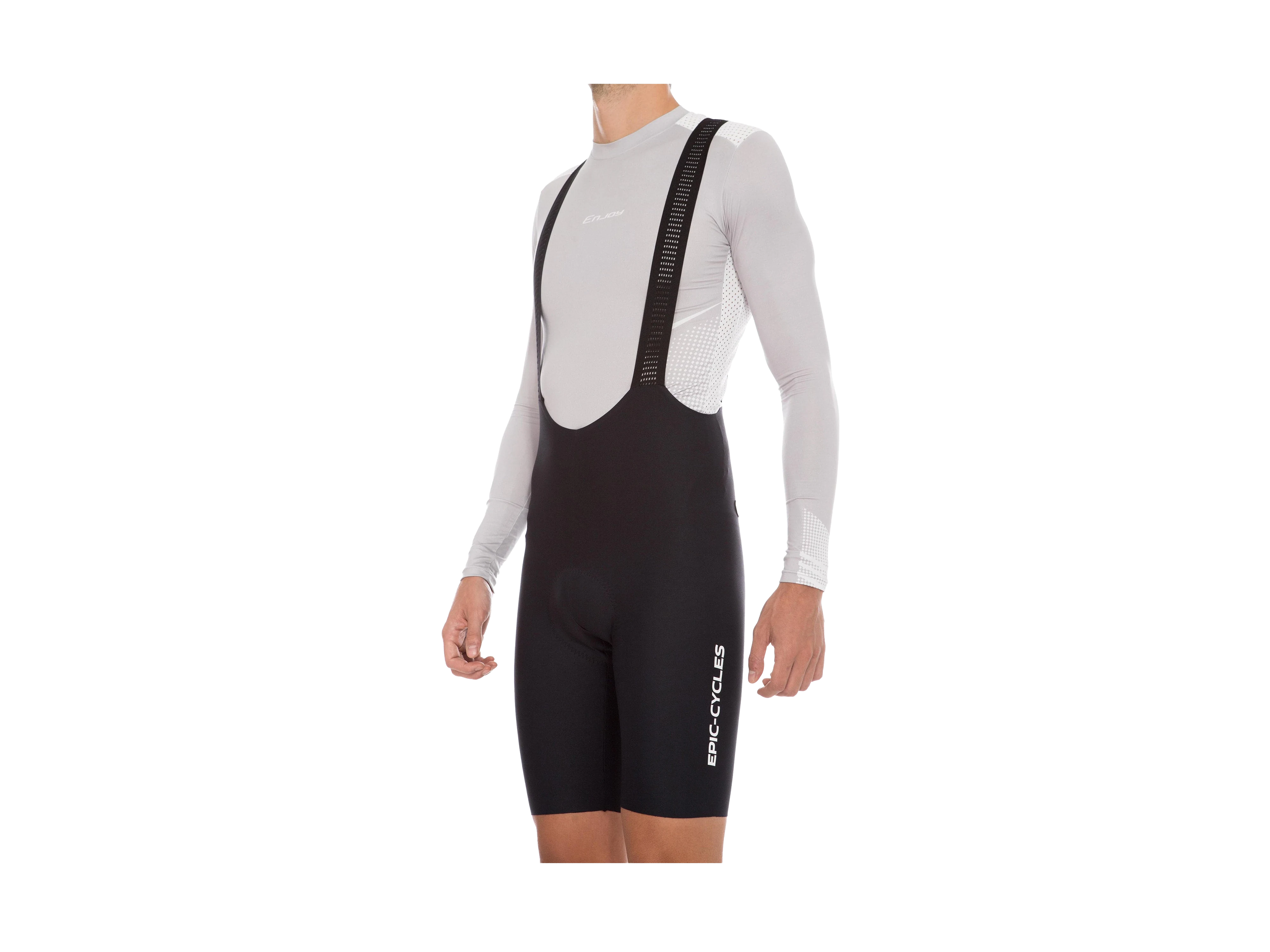 Epic Cycles Bib - Enjoy_Black_Model1.webp