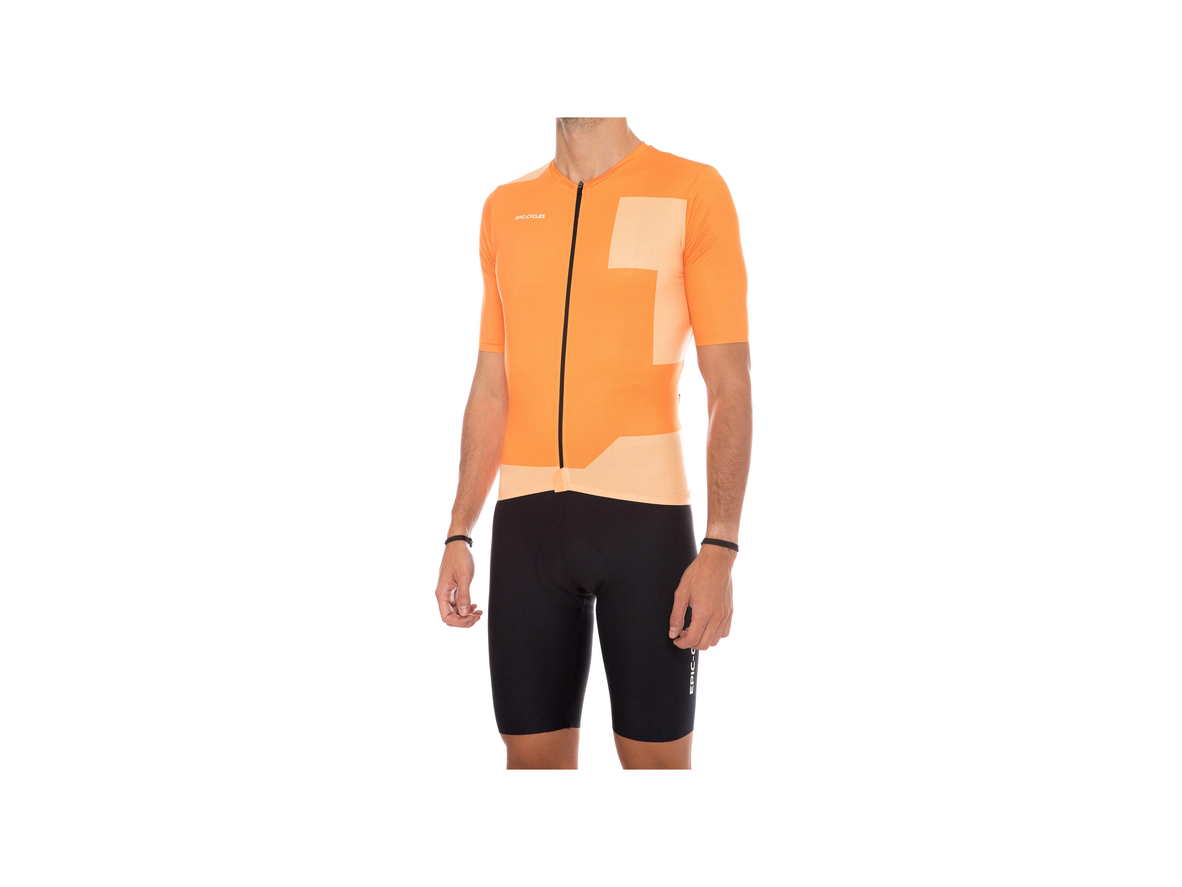 Epic Cycles Jersey - Enjoy_Orange_Front.webp
