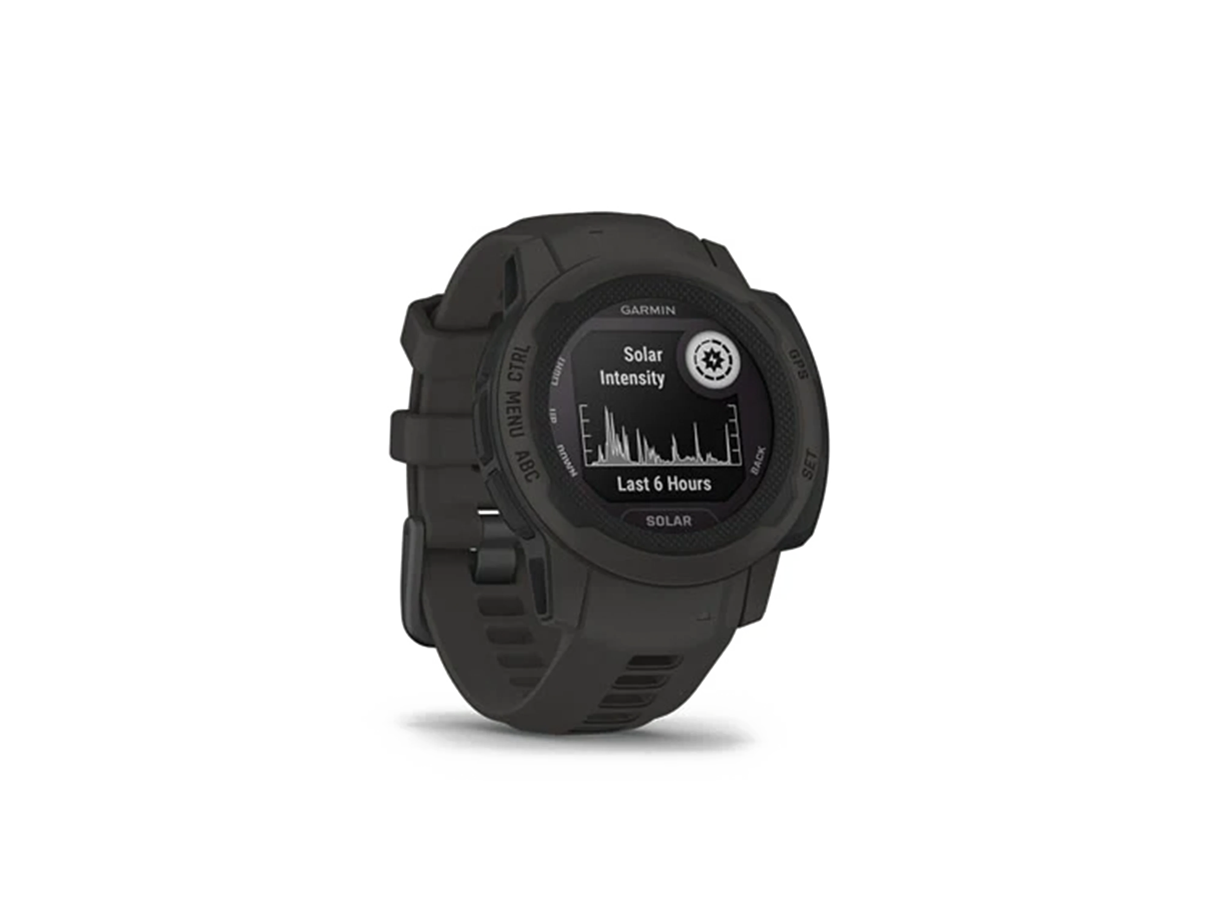 Garmin, Instinct 2S Solar, Watch, Watch Graphite, Wristband Graphite_Front2.webp