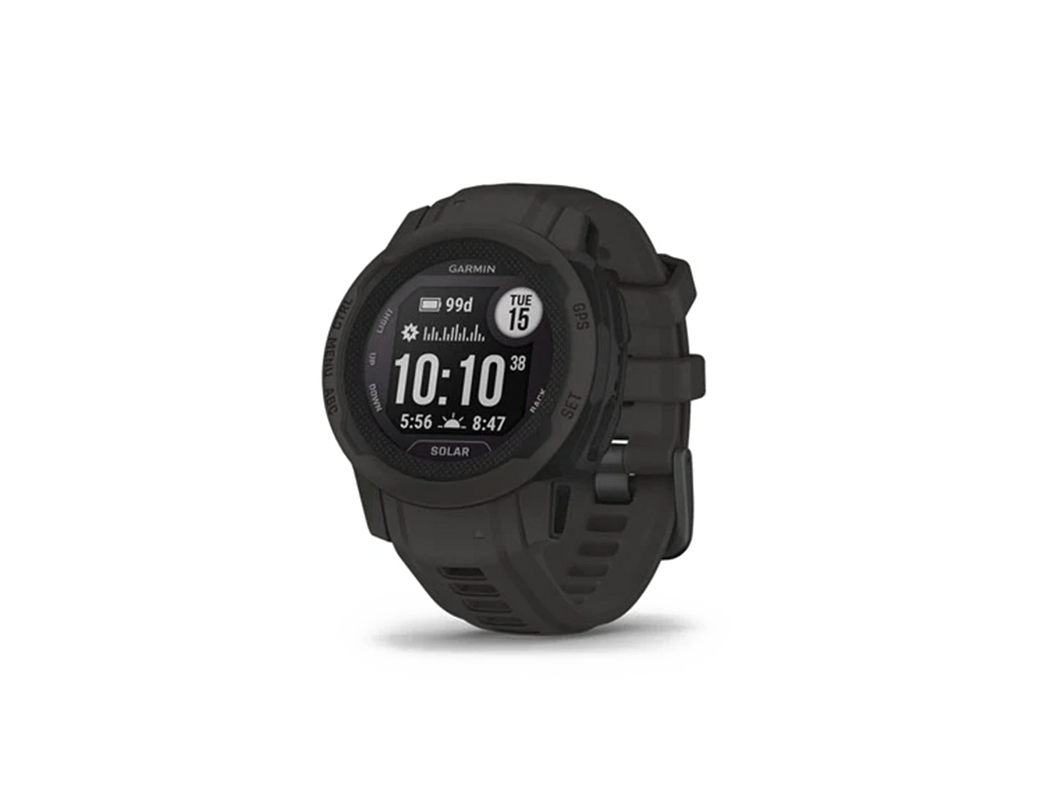 Garmin, Instinct 2S Solar, Watch, Watch Graphite, Wristband Graphite_Main.webp