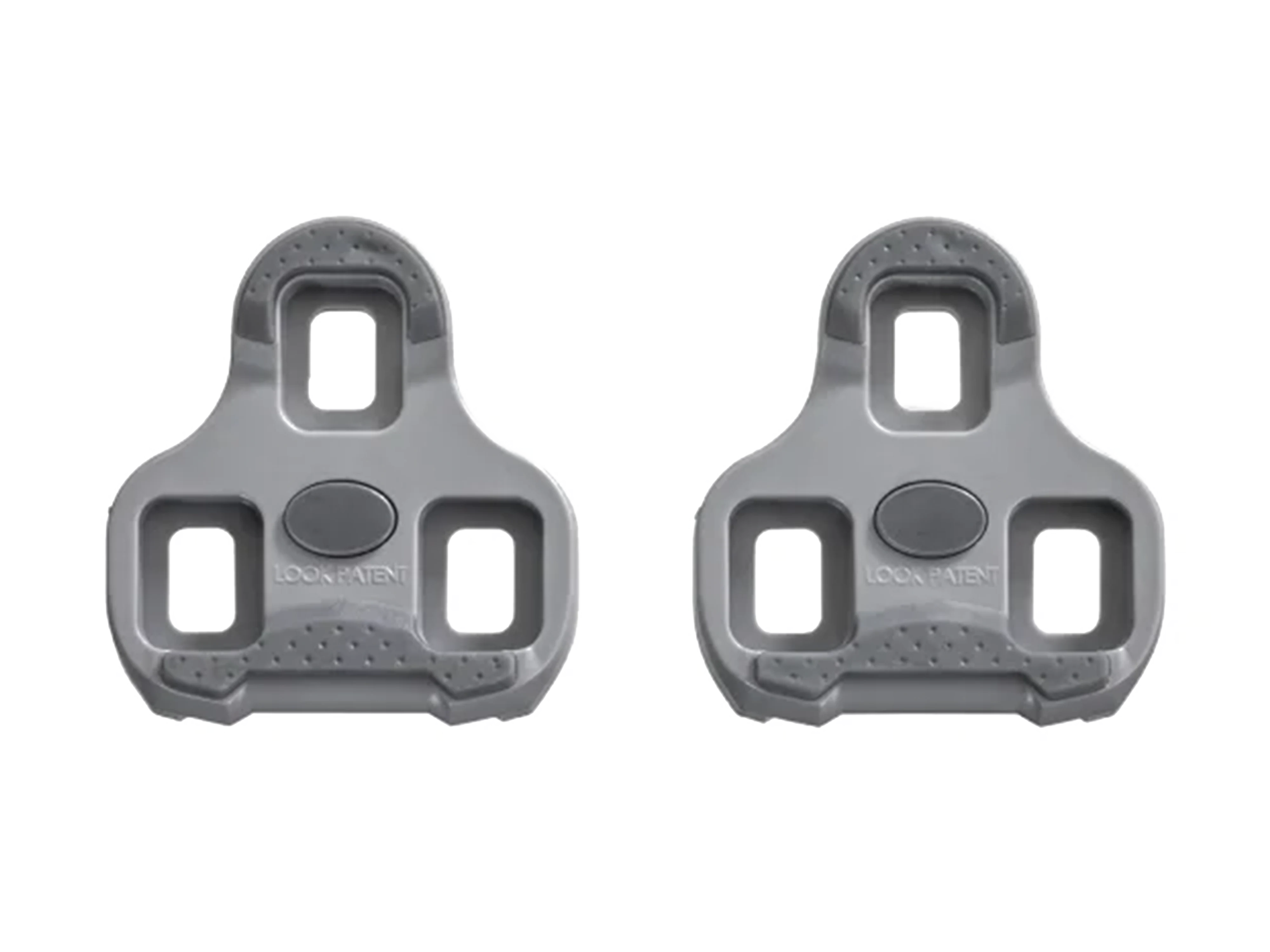 LOOK KEO GRIP Cleat - 4.5 Degree Float, Gray_Road_Front.webp