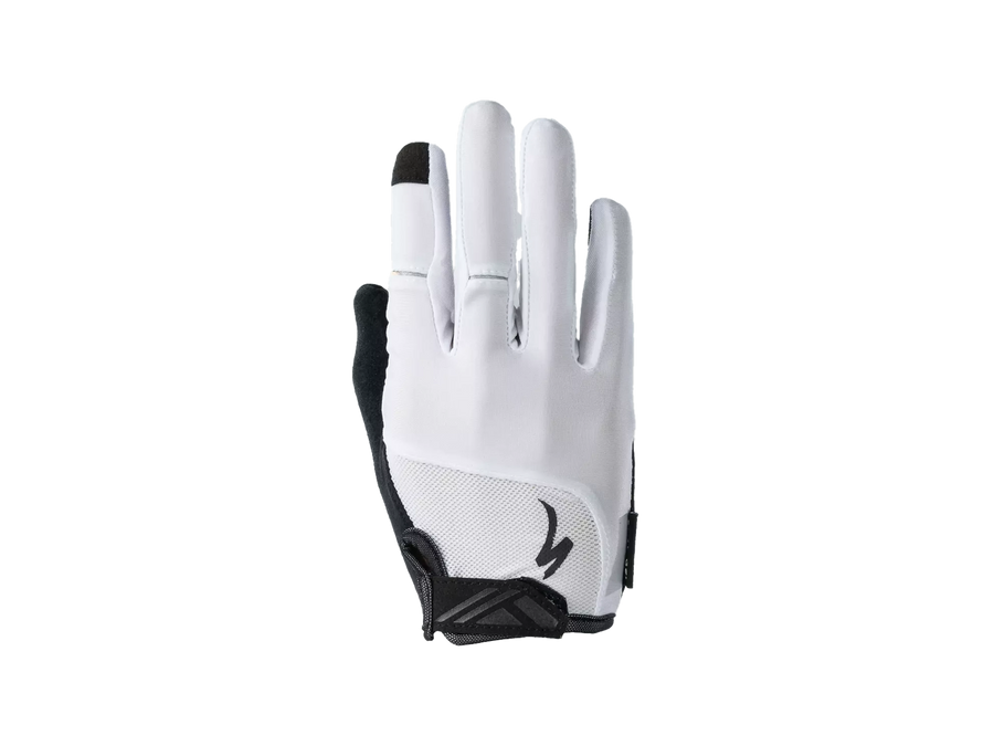 Men's Body Geometry Dual Gel Long Finger Glove_White_Main.webp