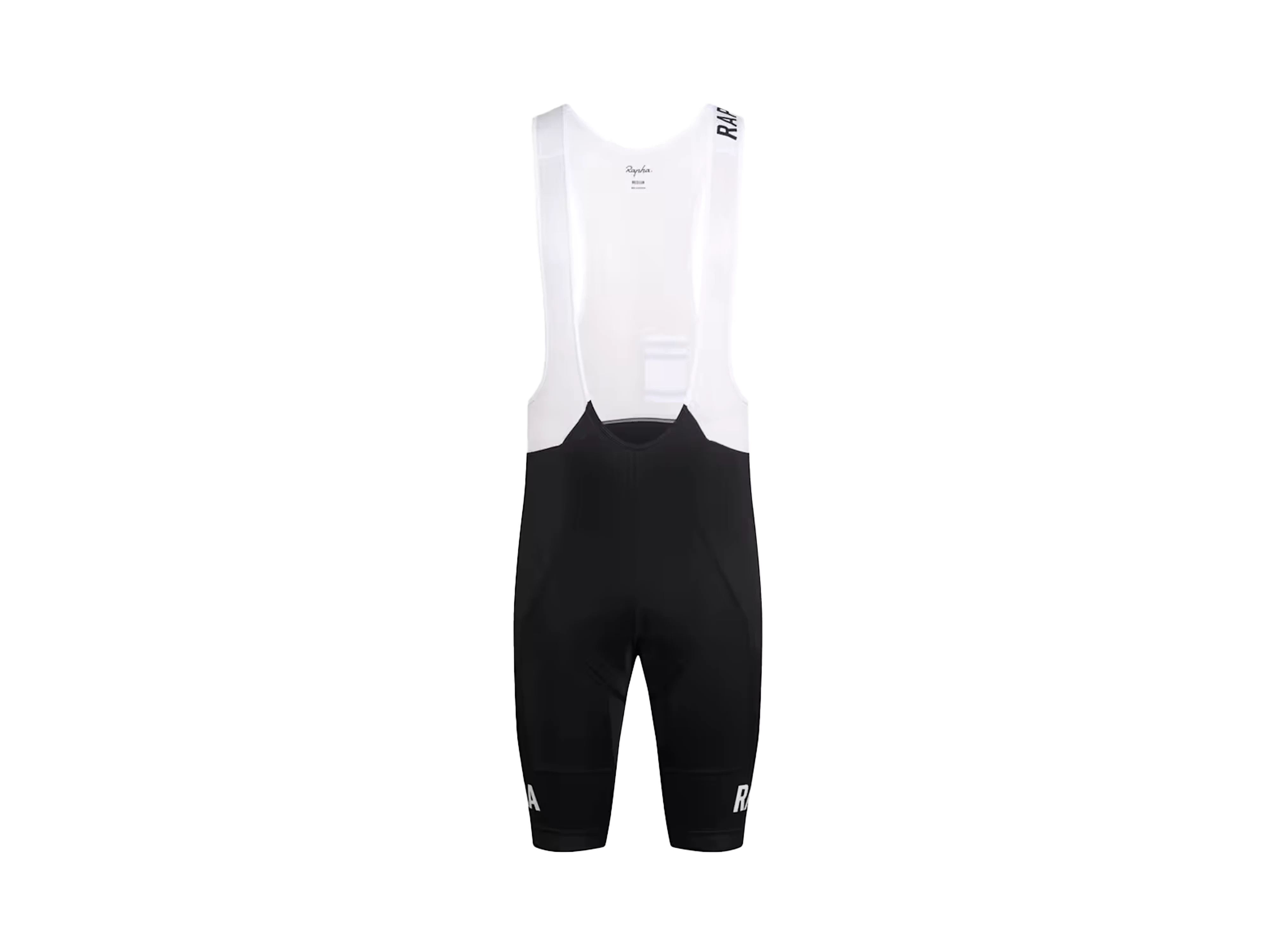 Men's Pro Team Training Bib Shorts_Black White_Front.webp