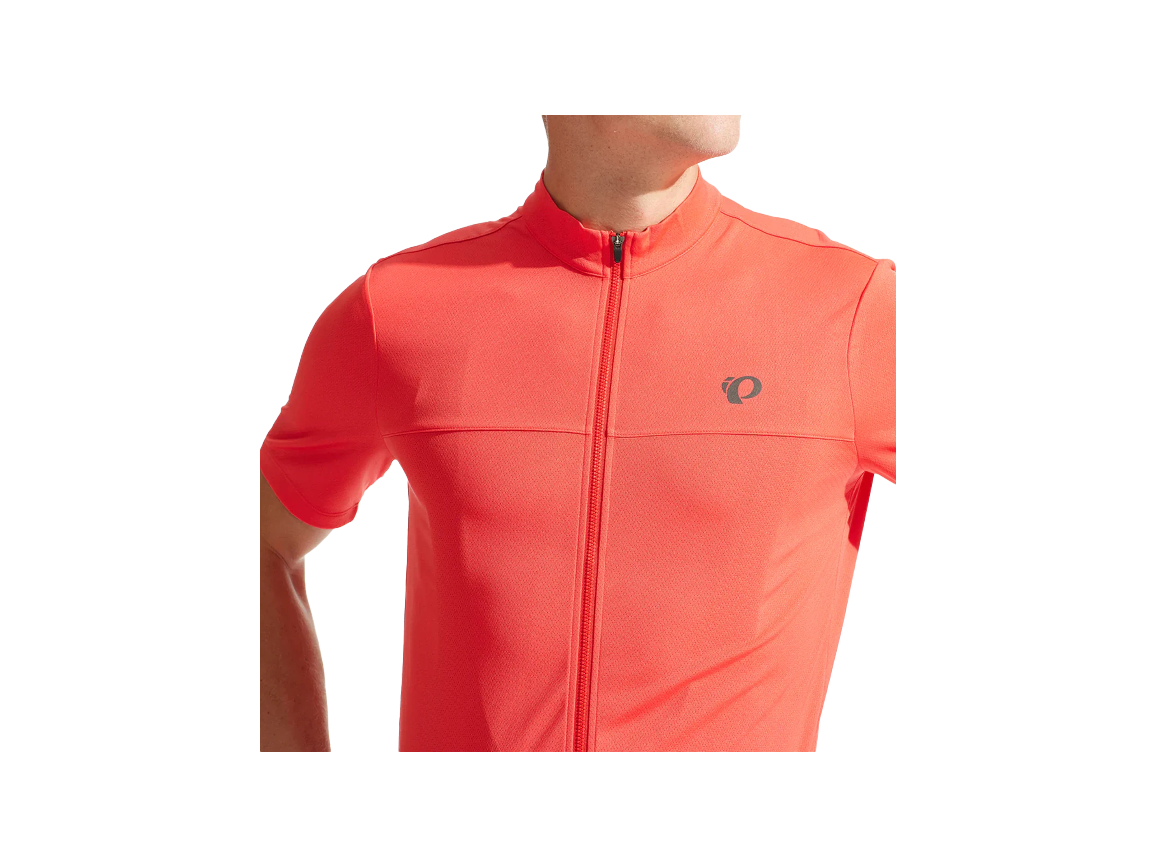 Men's Quest Short Sleeve Jersey_Sunset Orange Red Wood_Front2.webp