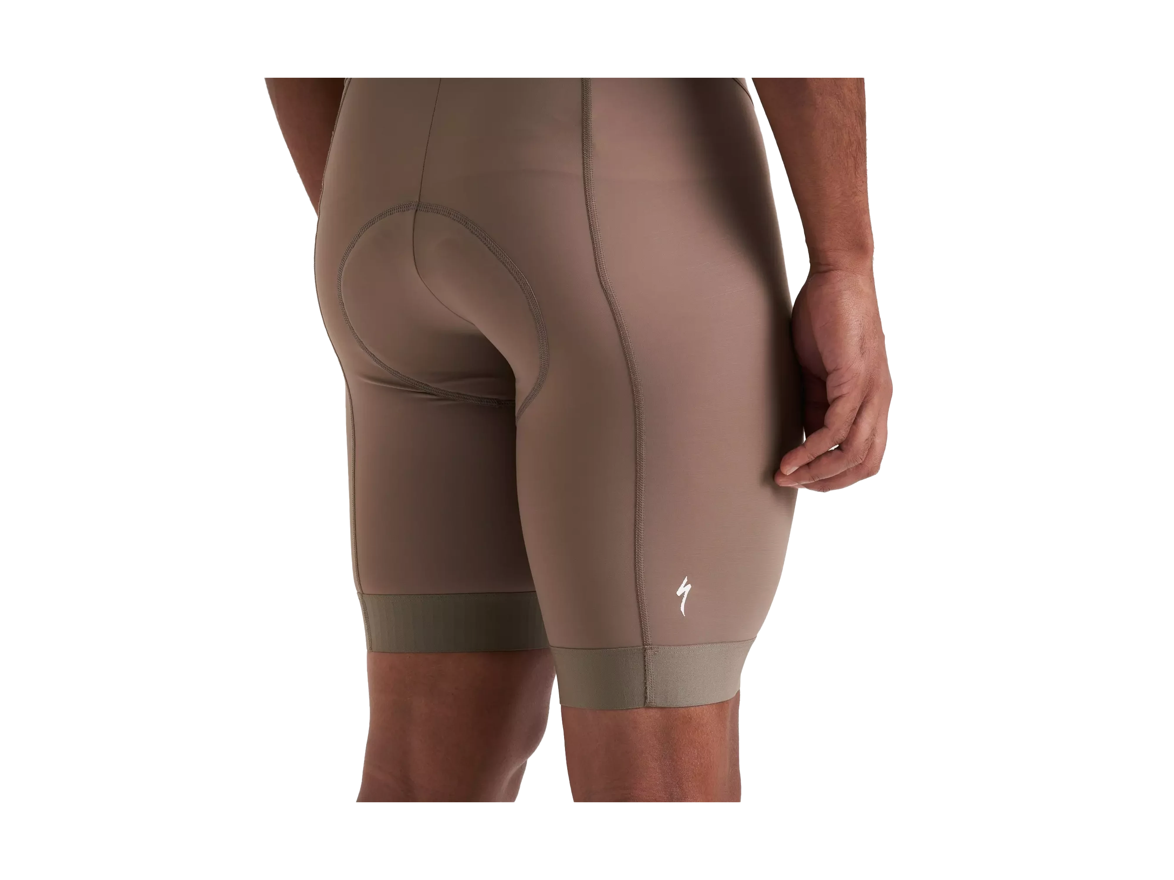 Men's Specialized Foundation Bib Shorts 2025_Gunmetal_Detail1.webp