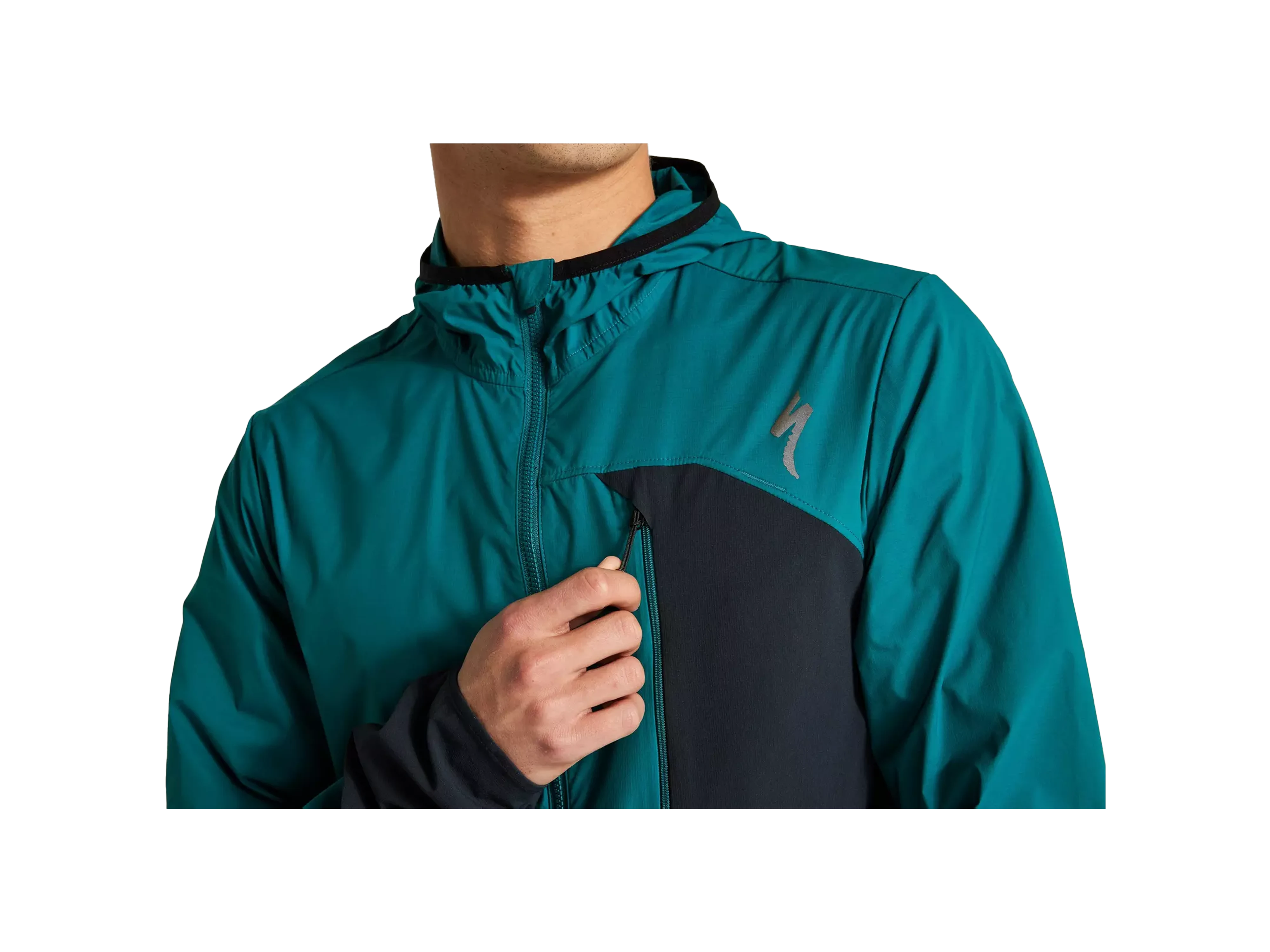 Men's Trail SWAT™ Jacket_Tropical Teal_Detail1.webp