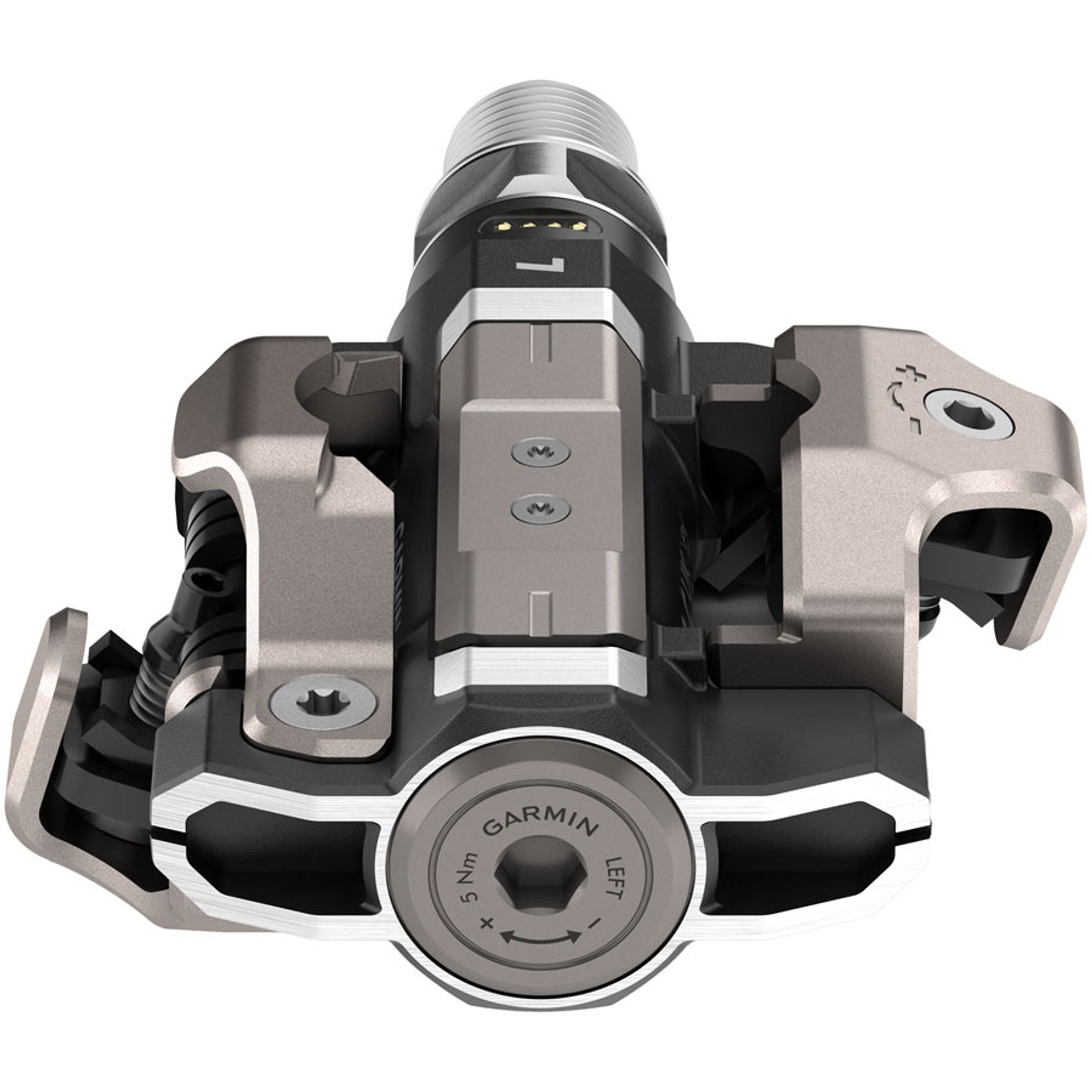 Rally XC110 Power Meter Pedals - Dual Sided Clipless, Alloy, 9/16", Black, Pair, Single-Sensing, Shimano SPD