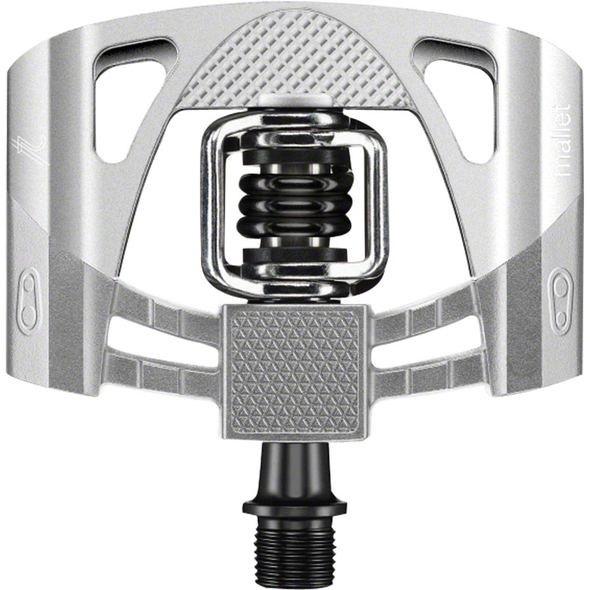 Crankbrothers Mallet 2 Pedals - Dual Sided Clipless with Platform, Aluminum, 9/16", Raw/Silver/Black