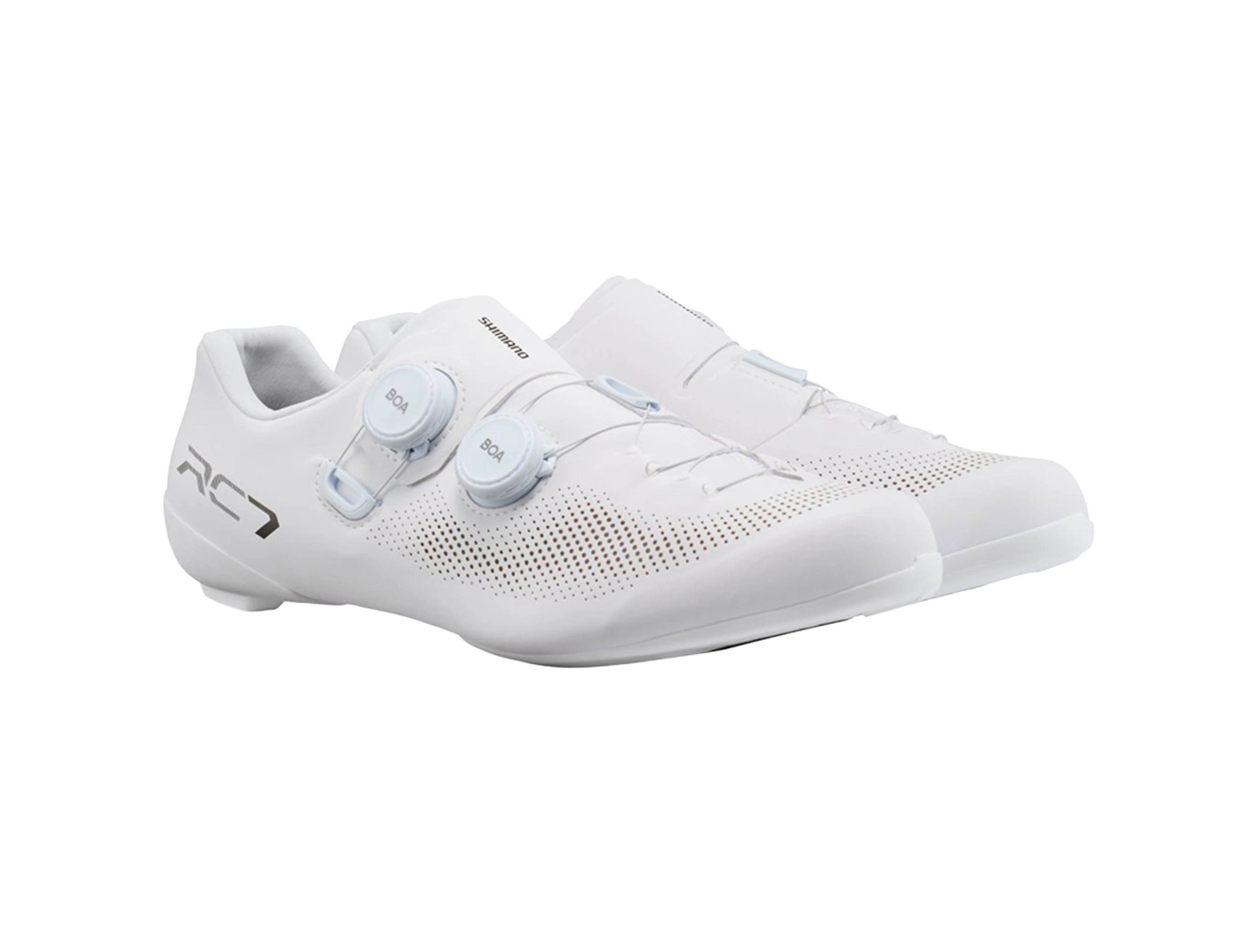 RC703 Bicycle Shoes_White-Wide_Road_Front.webp
