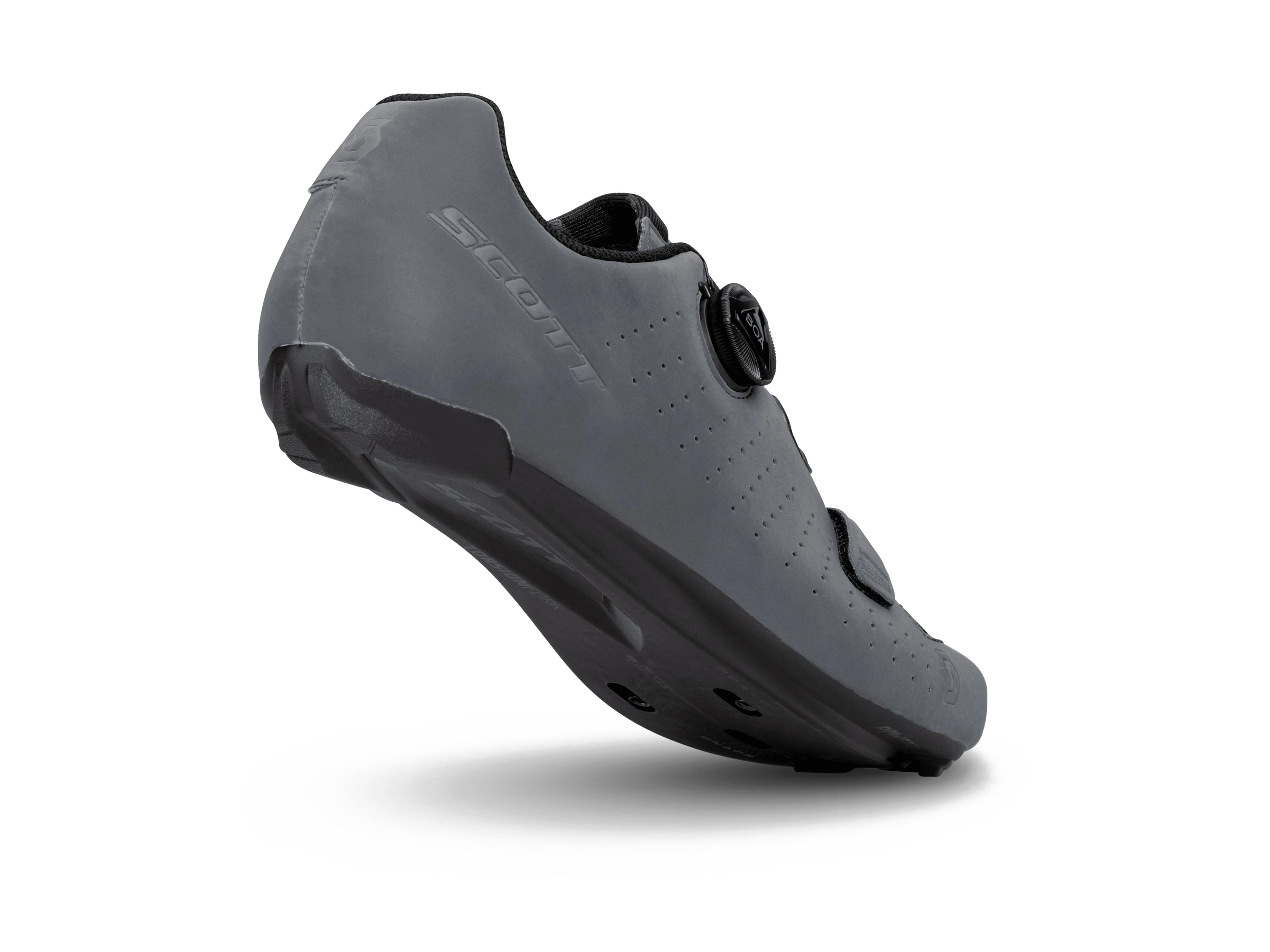 Road Comp Boa Lady_Grey Reflective Black_Road_Back.webp