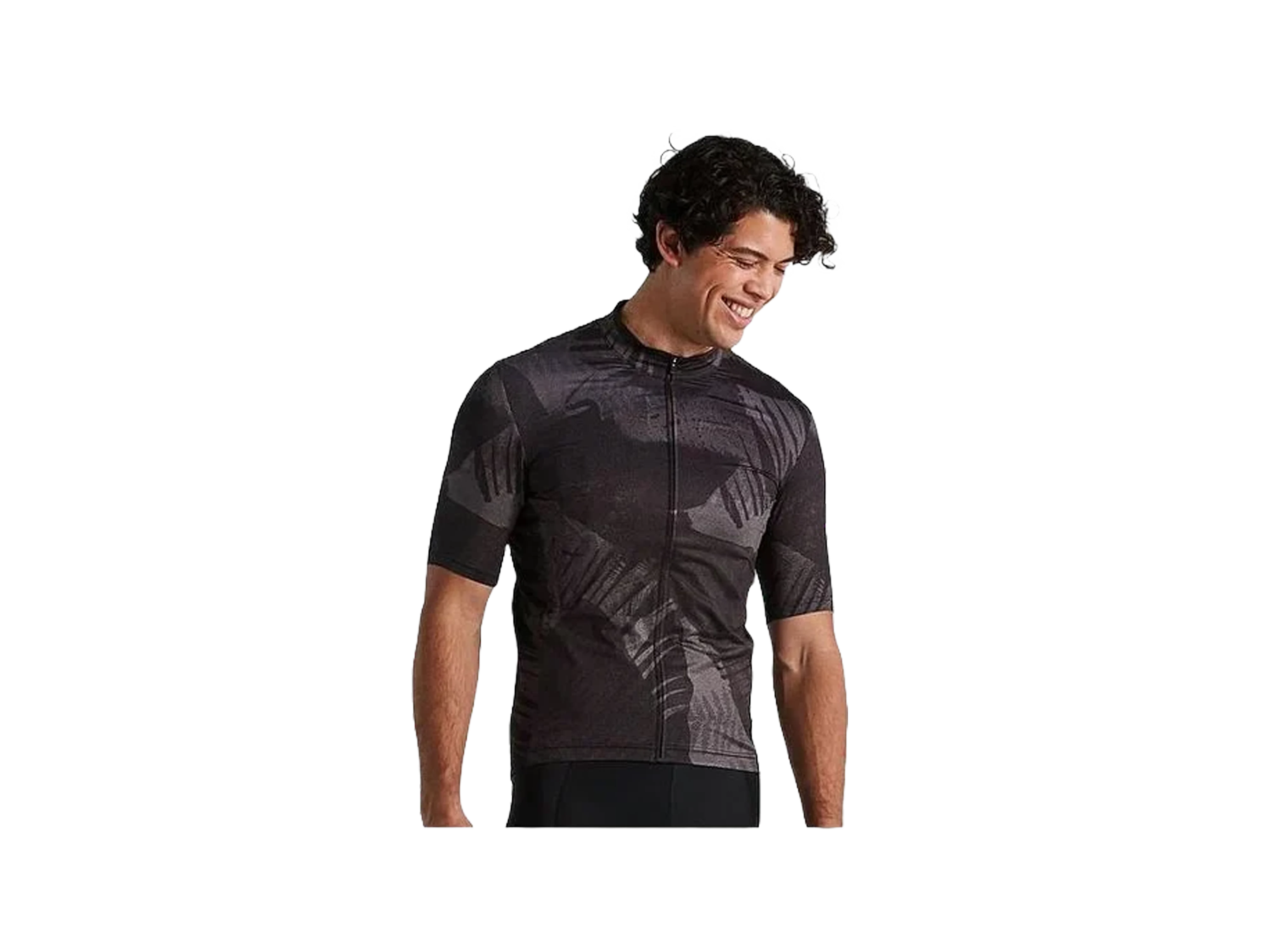 Roubaix Fern Jersey Short Sleeve Men_Dove Black_Front.webp