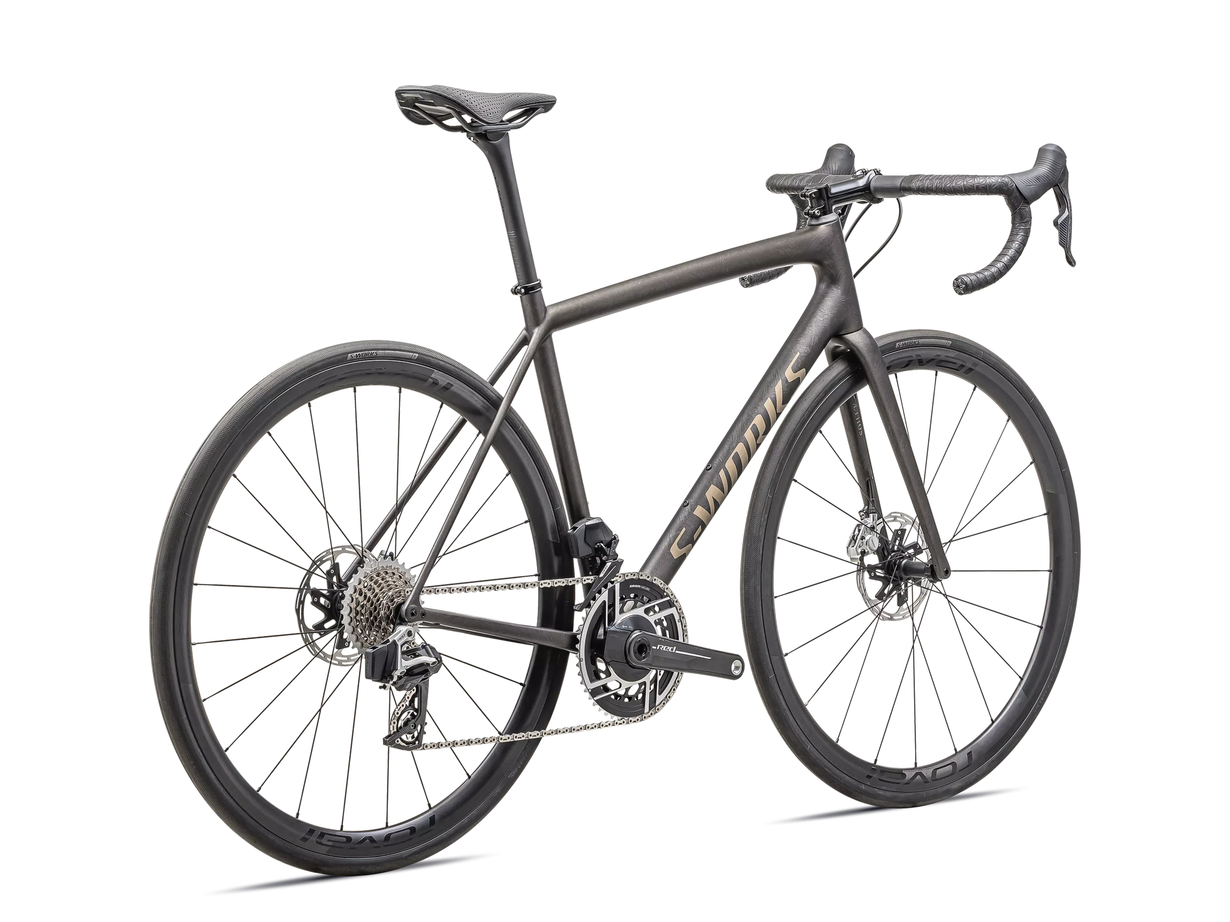 S-Works Aethos – SRAM RED AXS New_Satin Doppio : Gunmetal Dry Brushed : Gold Pearl_BACK.webp