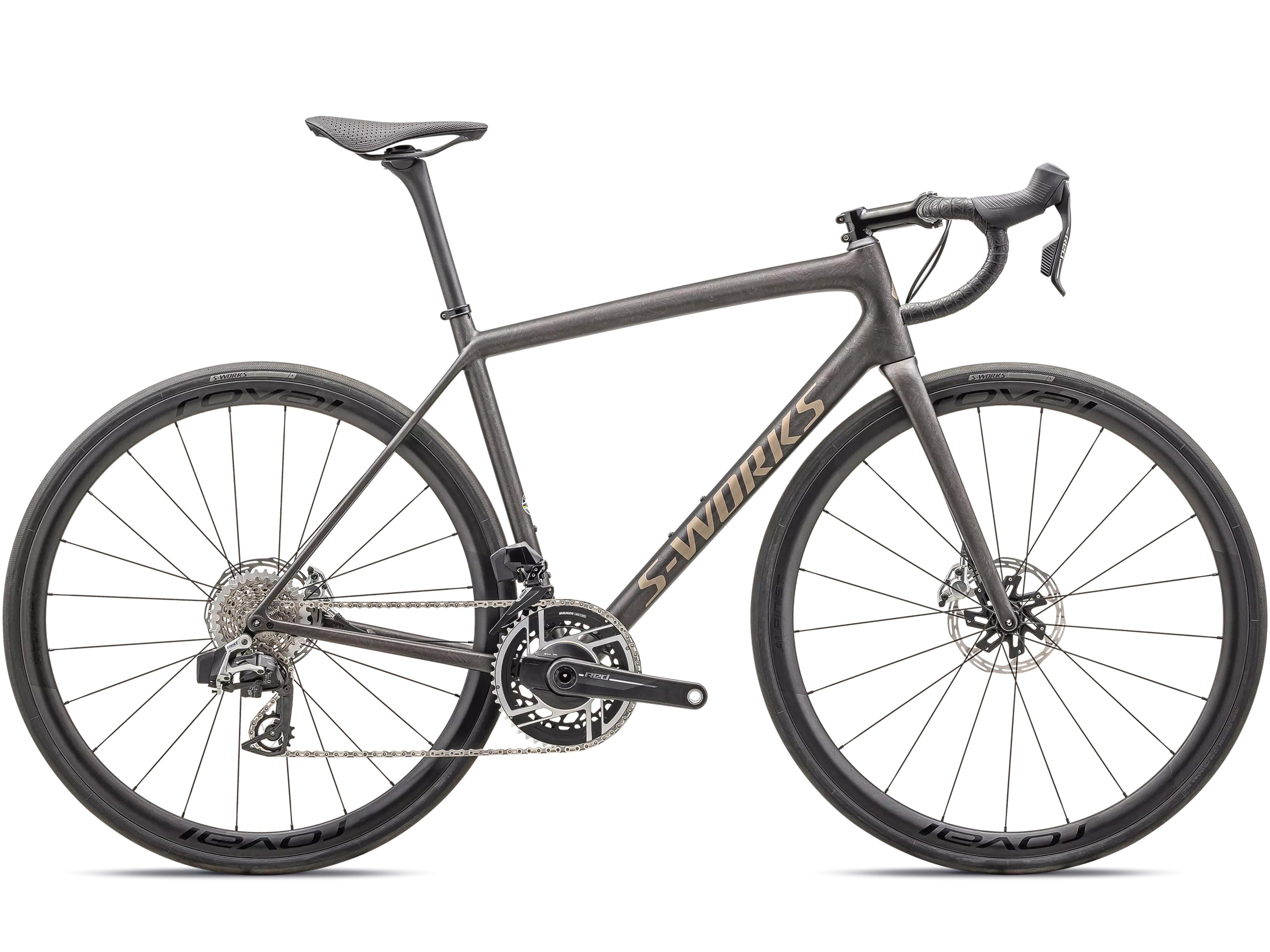 S-Works Aethos – SRAM RED AXS New_Satin Doppio : Gunmetal Dry Brushed : Gold Pearl_MAIN.webp