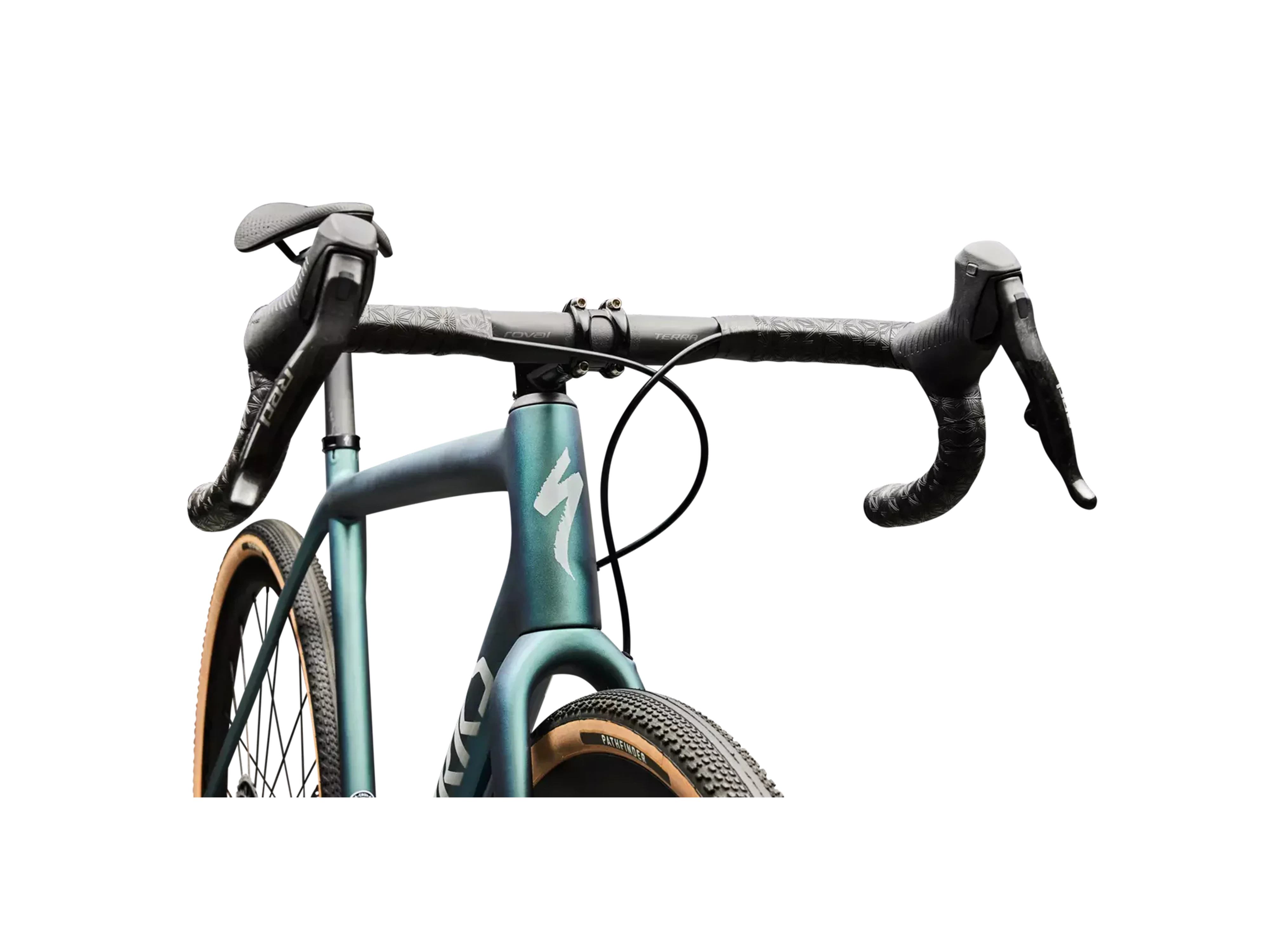 S-Works Crux SRAM RED XPLR_Mountain_Premium Fjord dolomite Metallic_Detail2.webp