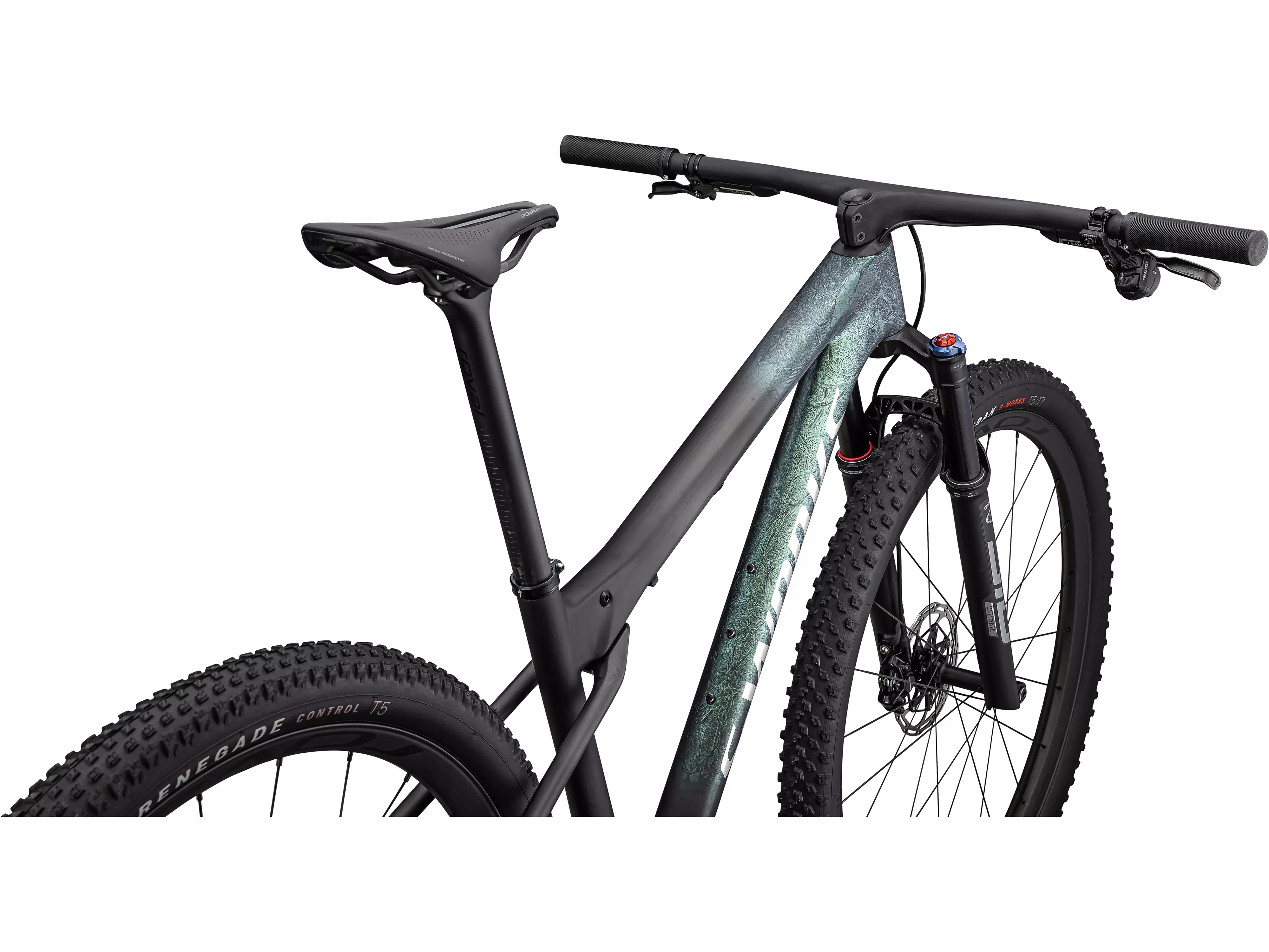 S-Works Epic World Cup_Satin Chameleon Lapis Tint Granite : Brushed Chrome_Detail1.webp