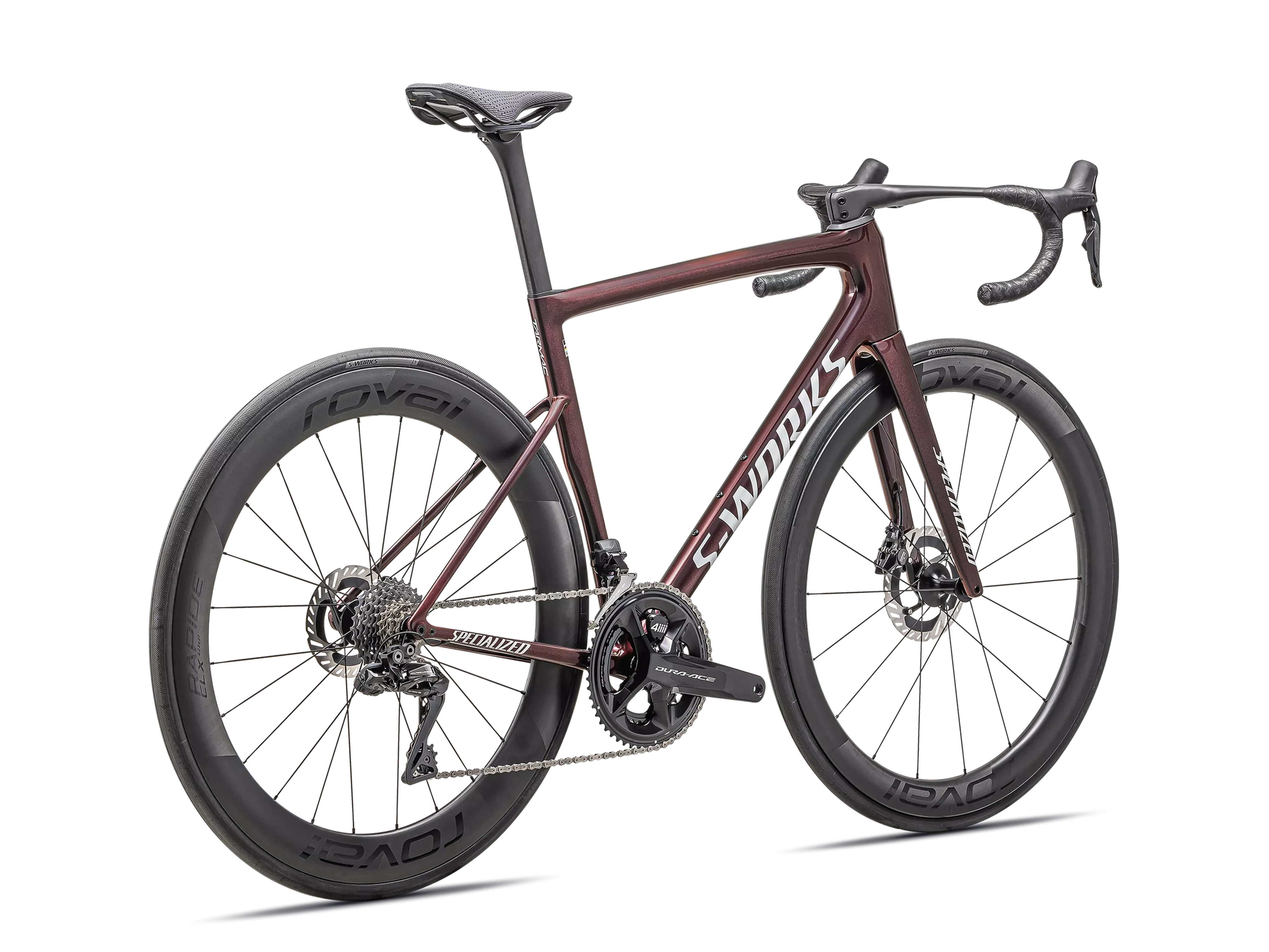 S-Works Tarmac SL8 - Shimano Dura-Ace Di2 2025_Gloss Solidity : Red To Black Pearl : Metallic White Silver_BACK.webp