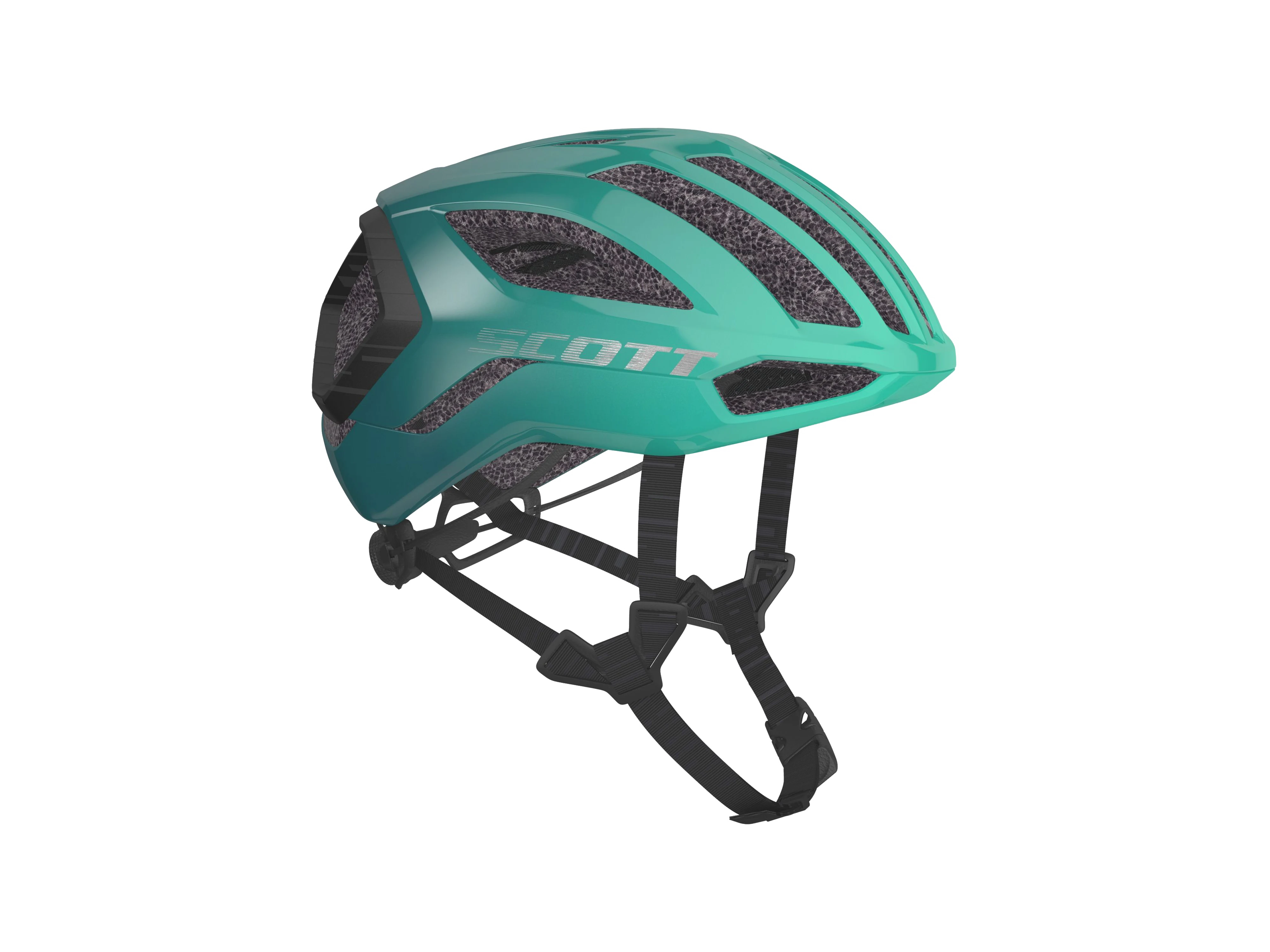 Scott Centric Plus Supersonic EDT. (CPSC) Helmet_Black electric green_Road_Main.webp