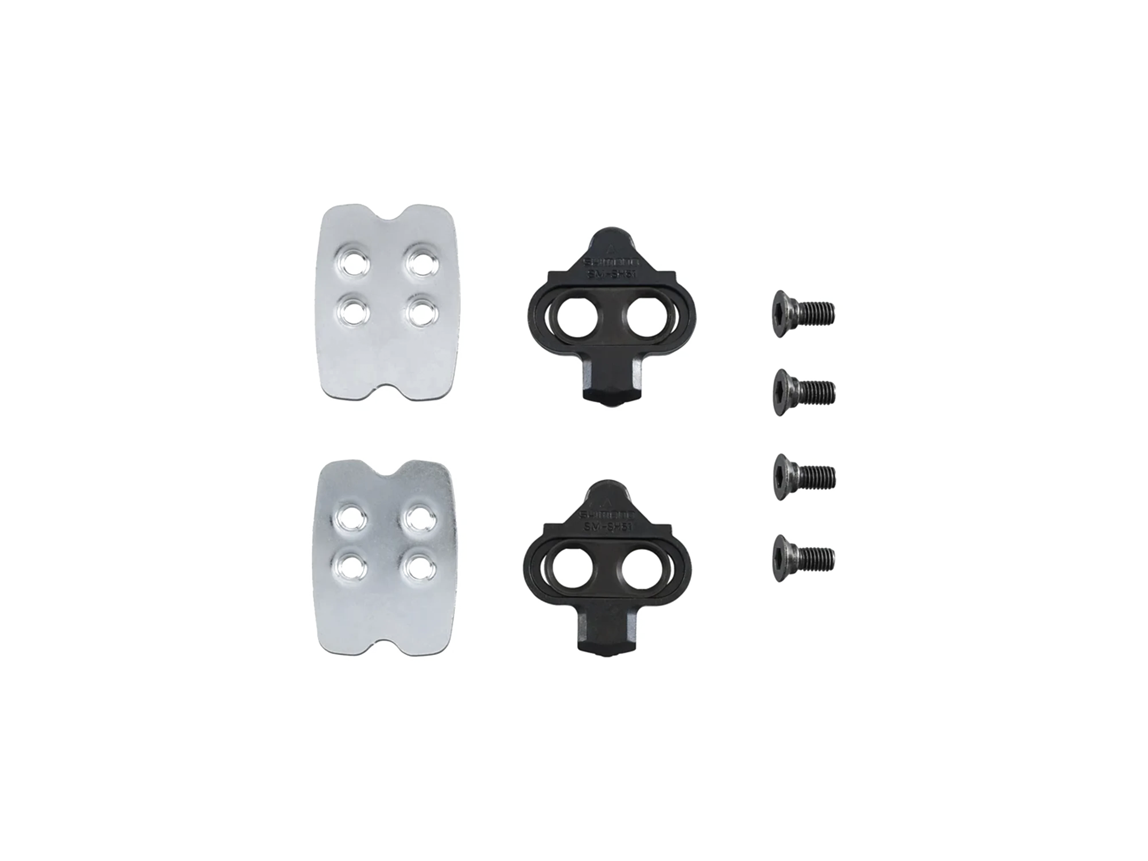 Shimano SPD Cleat Set Single Direction Release Type SM-SH51 With Cleat Nut_Main.webp