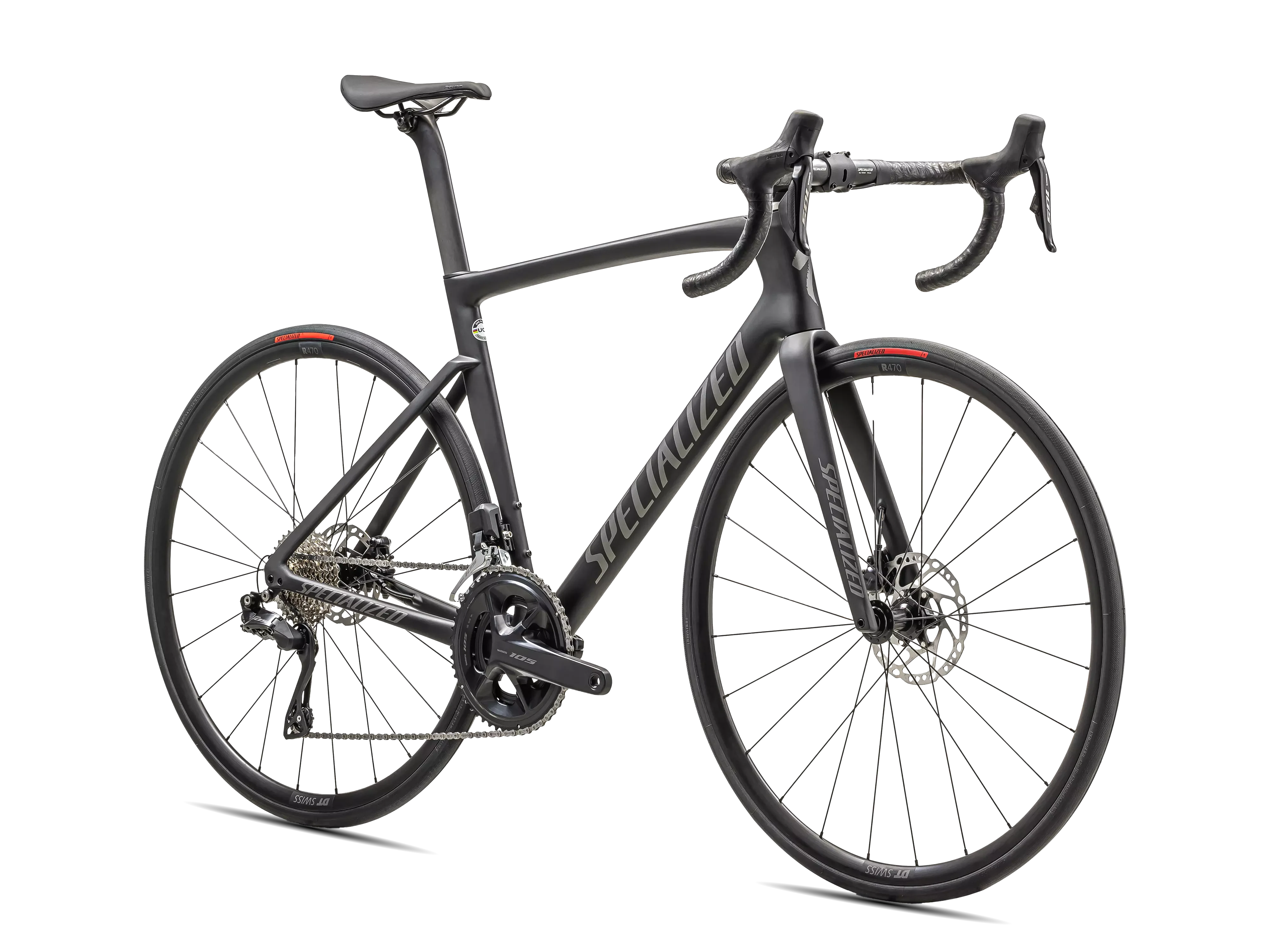 TARMAC SL7 COMP_Shimano 105 Di2_SATIN OBSIDIAN_SMOKE_FRONT.webp