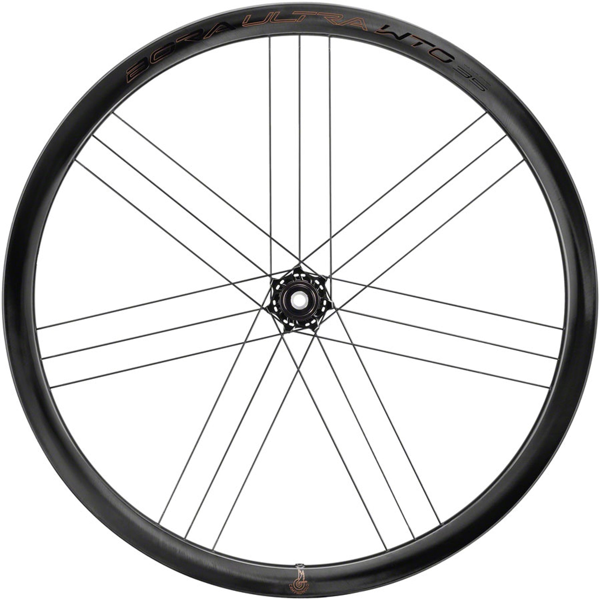 Bora Ultra WTO 35 C23 Front Wheel - 700c, 12 x 100mm, Center-Lock, 2-Way Fit, Carbon