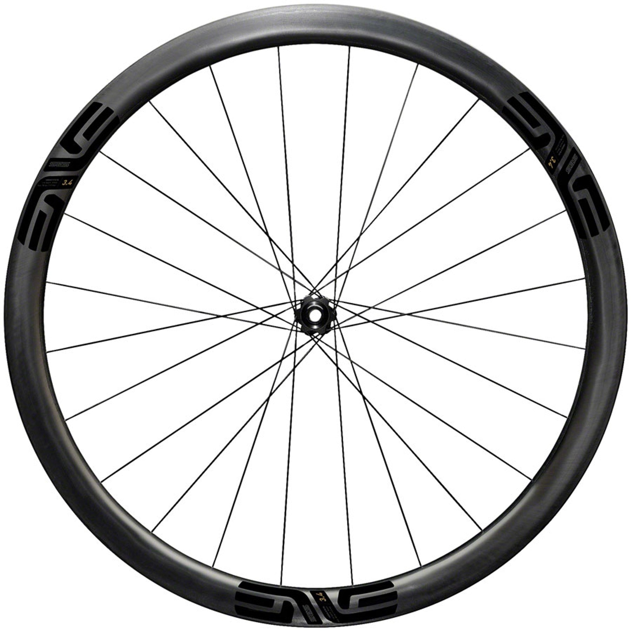 SES 3.4 Front Wheel - 700, 12 x 100, Center-Lock, Black