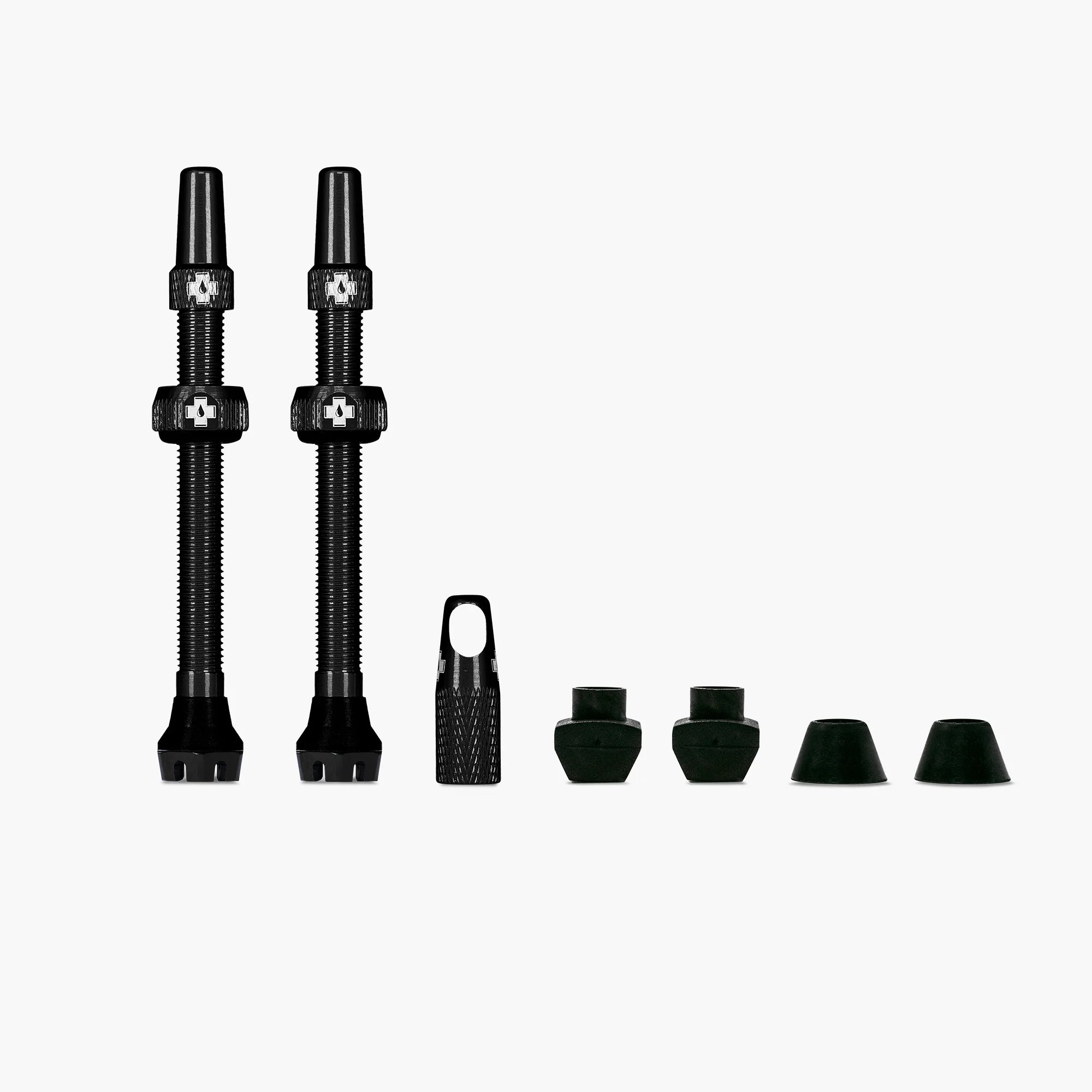 Muc-Off V2 Tubeless Valve Kit - Black, 60mm, Pair