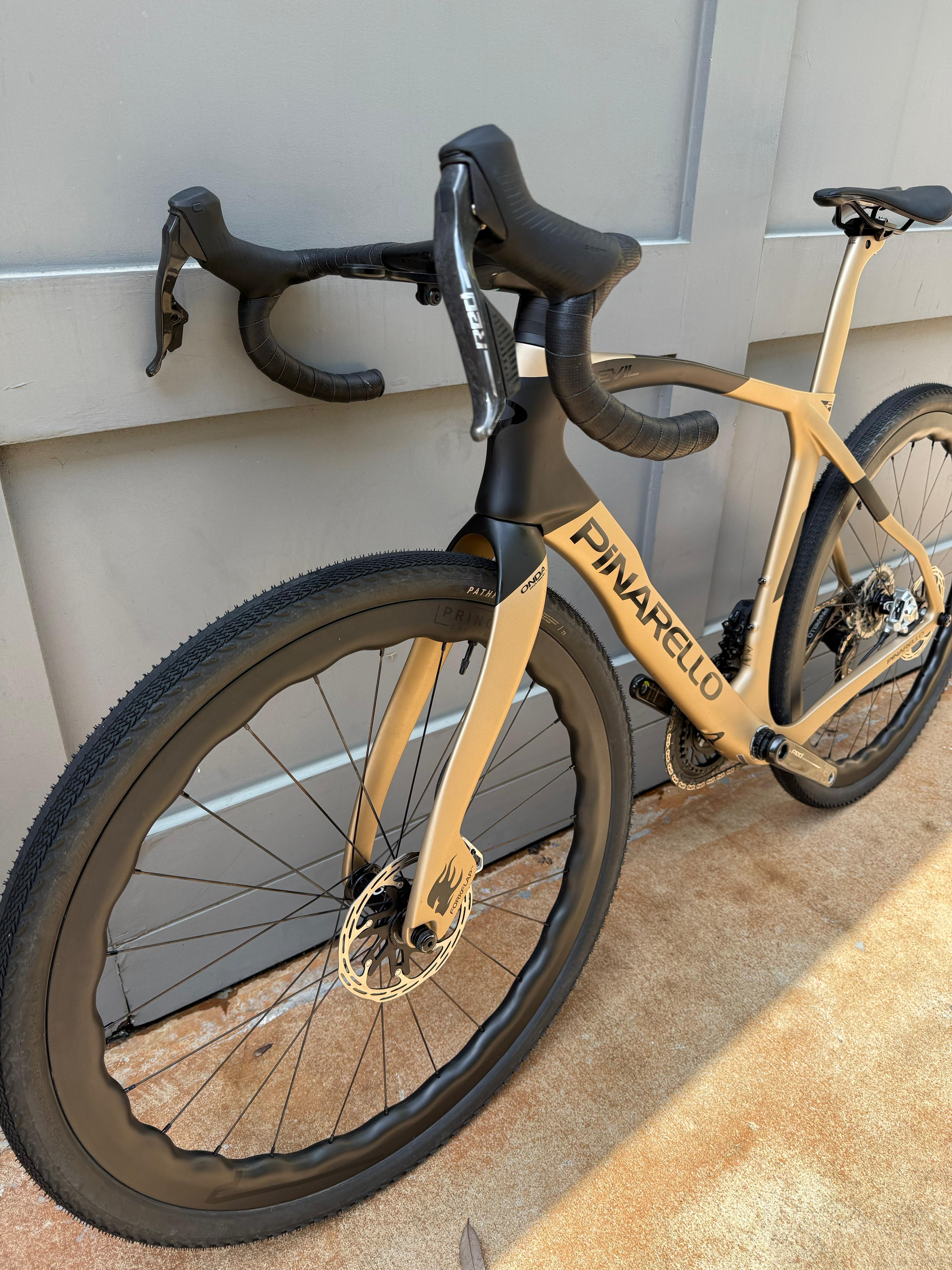 2023 Pinarello Grevil Frame w/ Talon bars 120/46 NEW Sram Red AXS  53 cms Pre-Owned