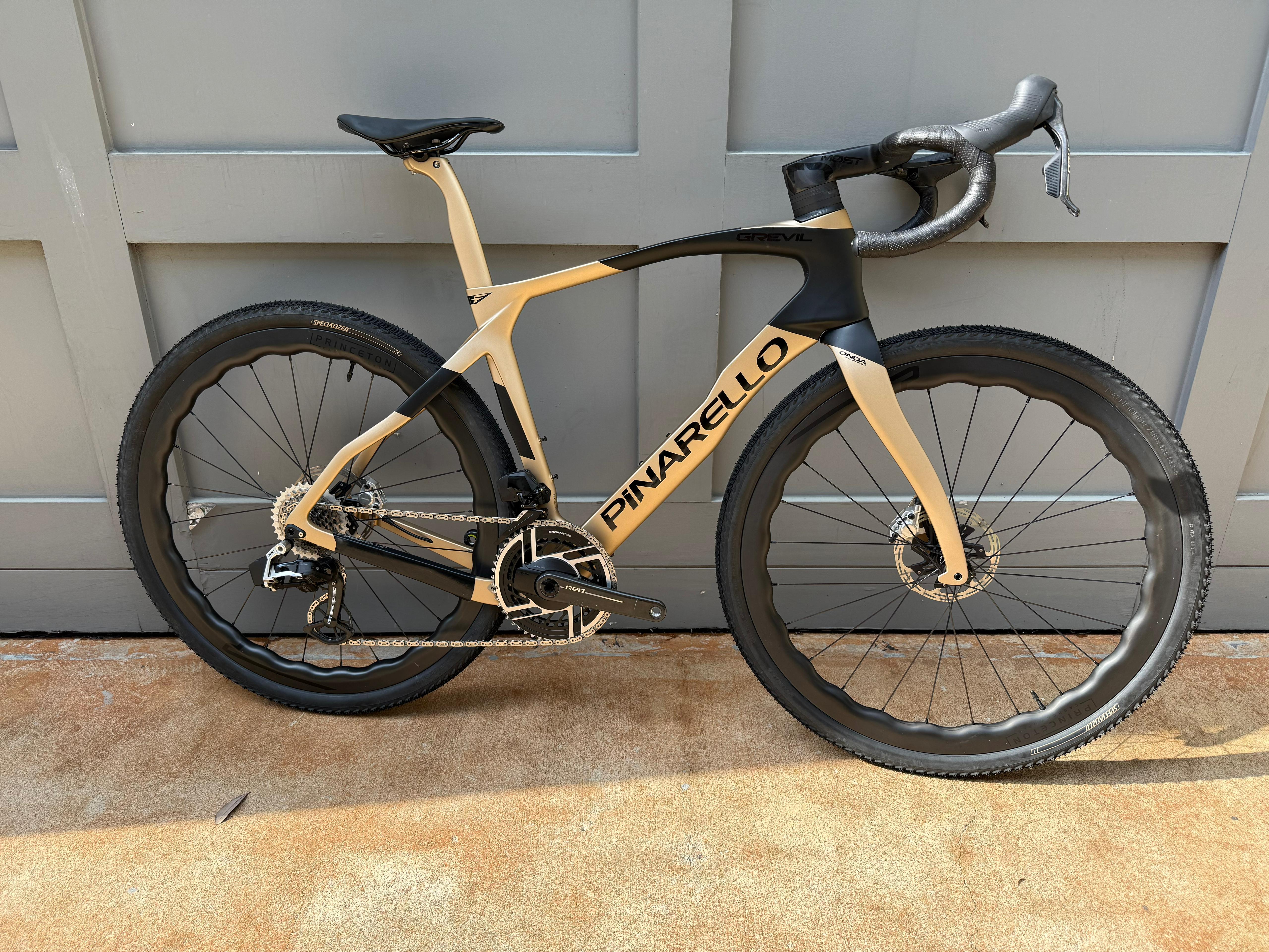 2023 Pinarello Grevil Frame w/ Talon bars 120/46 NEW Sram Red AXS  53 cms Pre-Owned