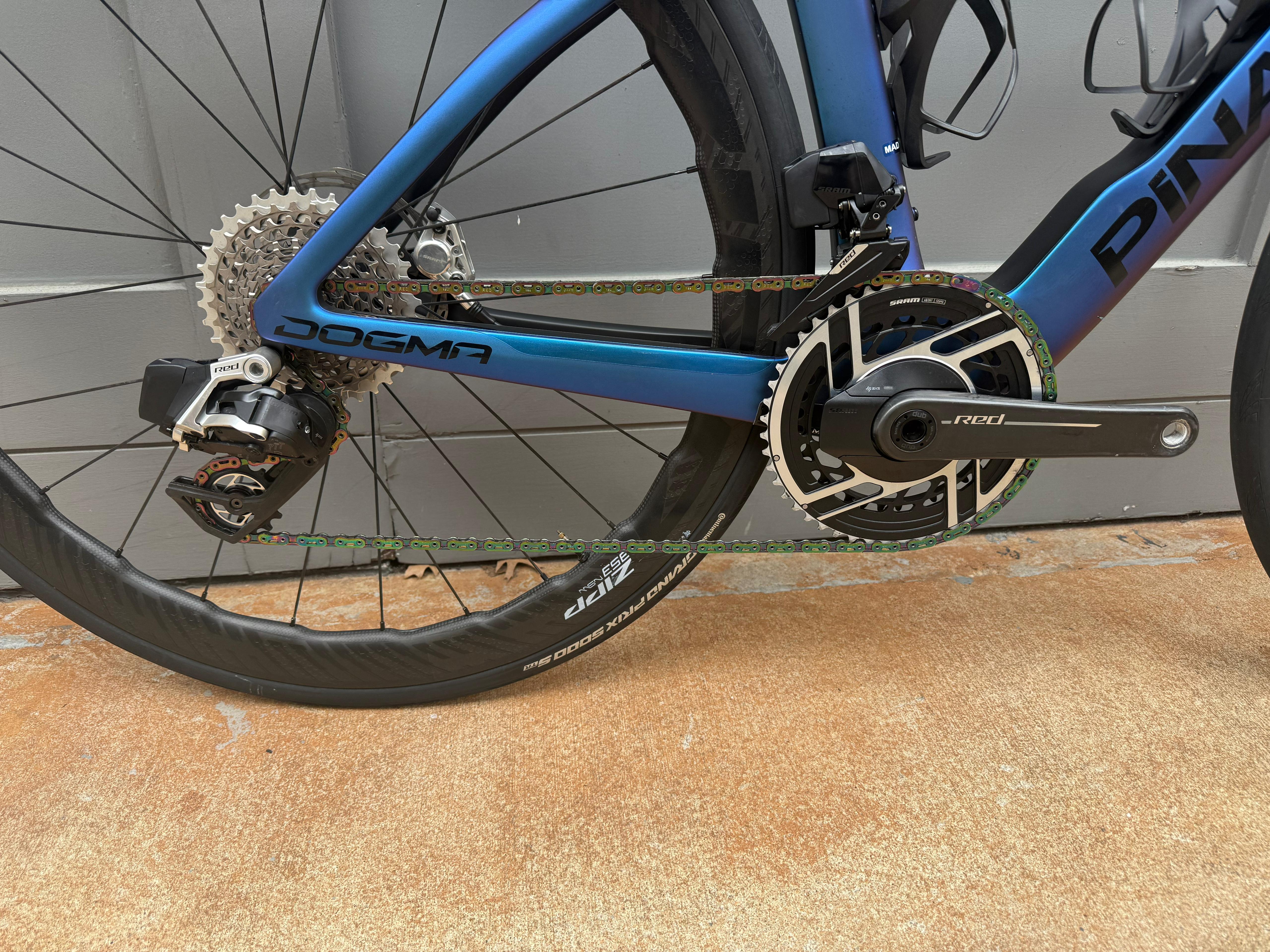 2025 Pinarello Dogma F Sram red axs E1 Zipp 353 NSW size 53cm Pre-Owned