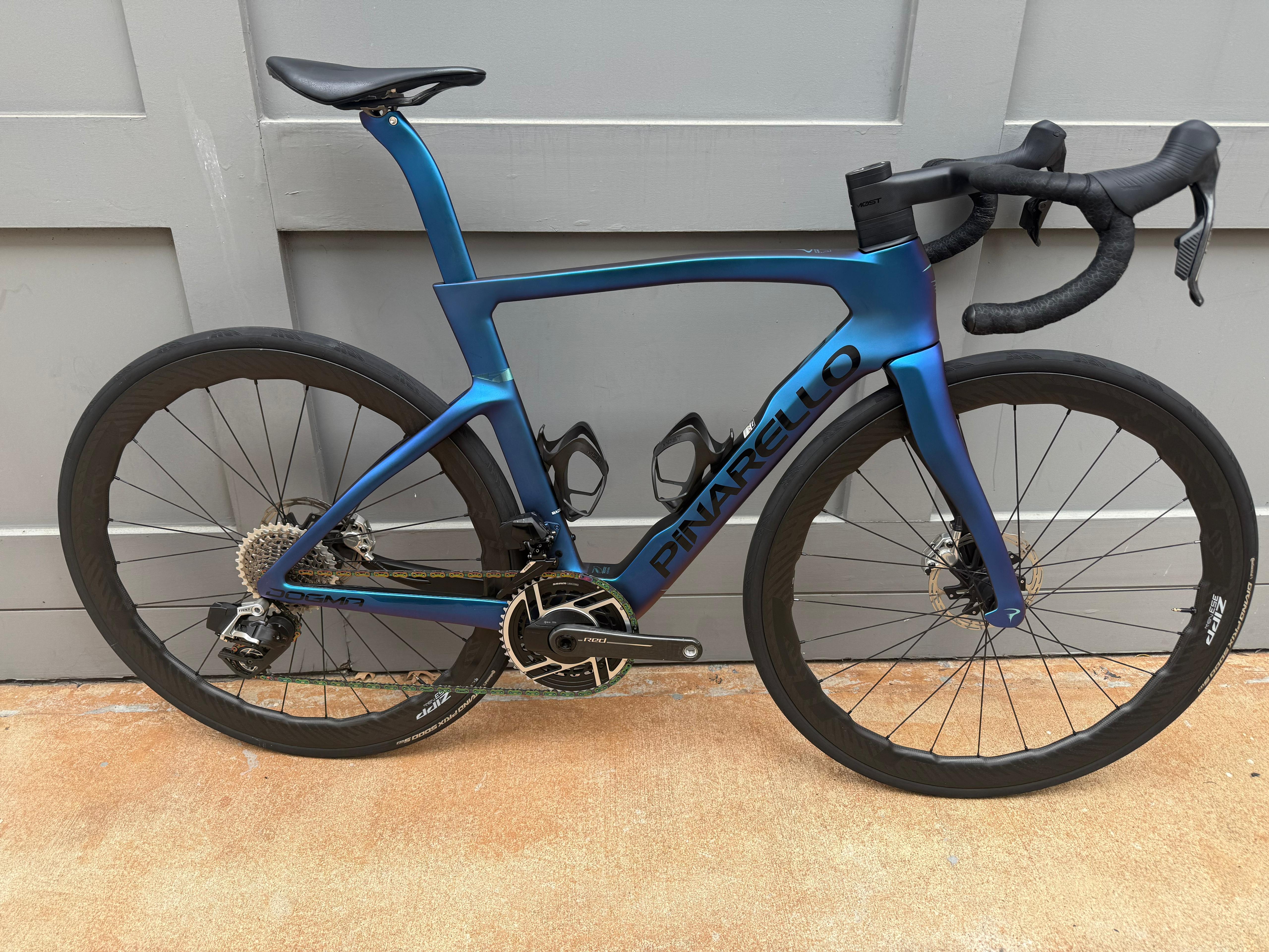 2025 Pinarello Dogma F Sram red axs E1 Zipp 353 NSW size 53cm Pre-Owned