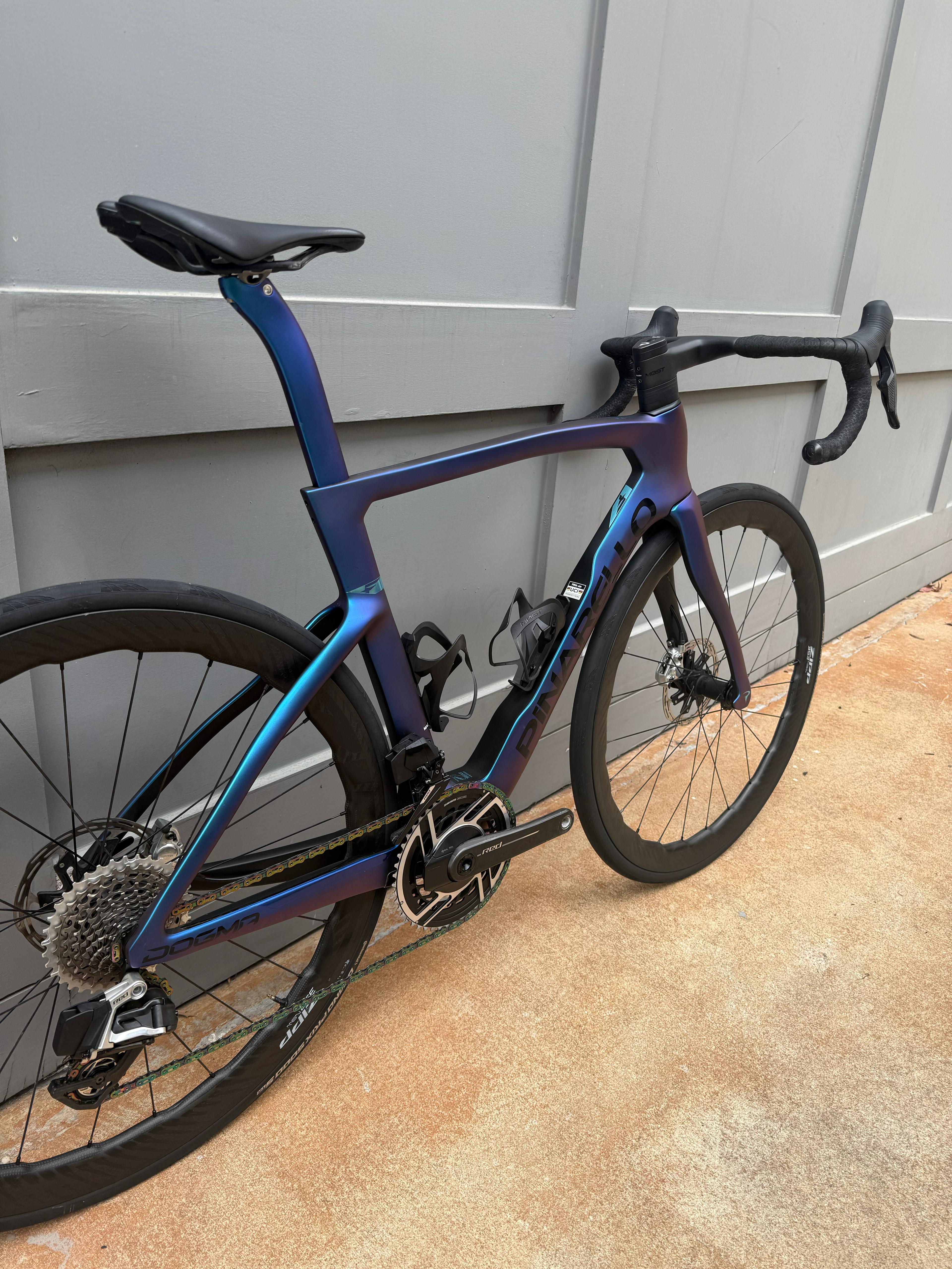 2025 Pinarello Dogma F Sram red axs E1 Zipp 353 NSW size 53cm Pre-Owned