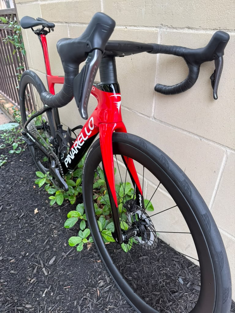 2023 Pinarello F7 razor red Ultegra Di2 size 50  Pre-Owned