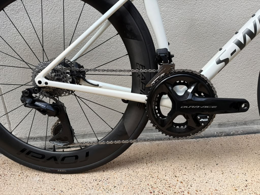2024 Specialized Tarmac SL8 S works Dura Ace Di2 Satin Fog Tint 56cm Ceramic Speed OSPW and BB