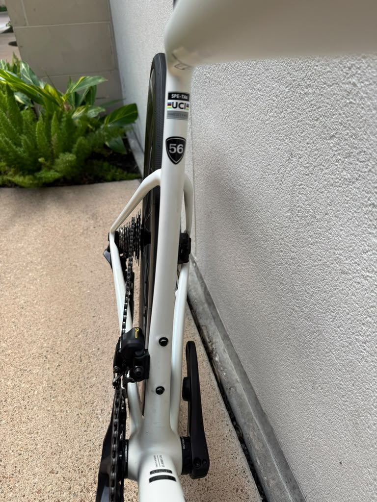2024 Specialized Tarmac SL8 S works Dura Ace Di2 Satin Fog Tint 56cm Ceramic Speed OSPW and BB