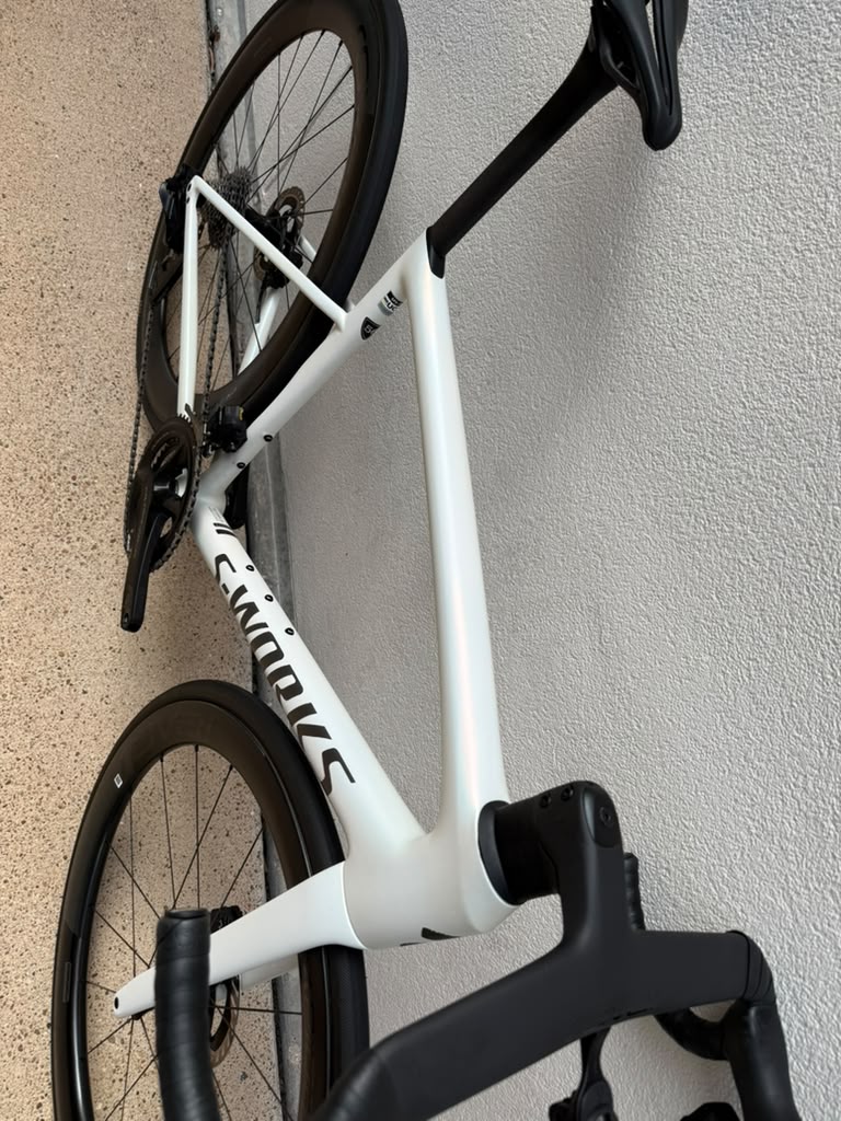 2024 Specialized Tarmac SL8 S works Dura Ace Di2 Satin Fog Tint 56cm Ceramic Speed OSPW and BB