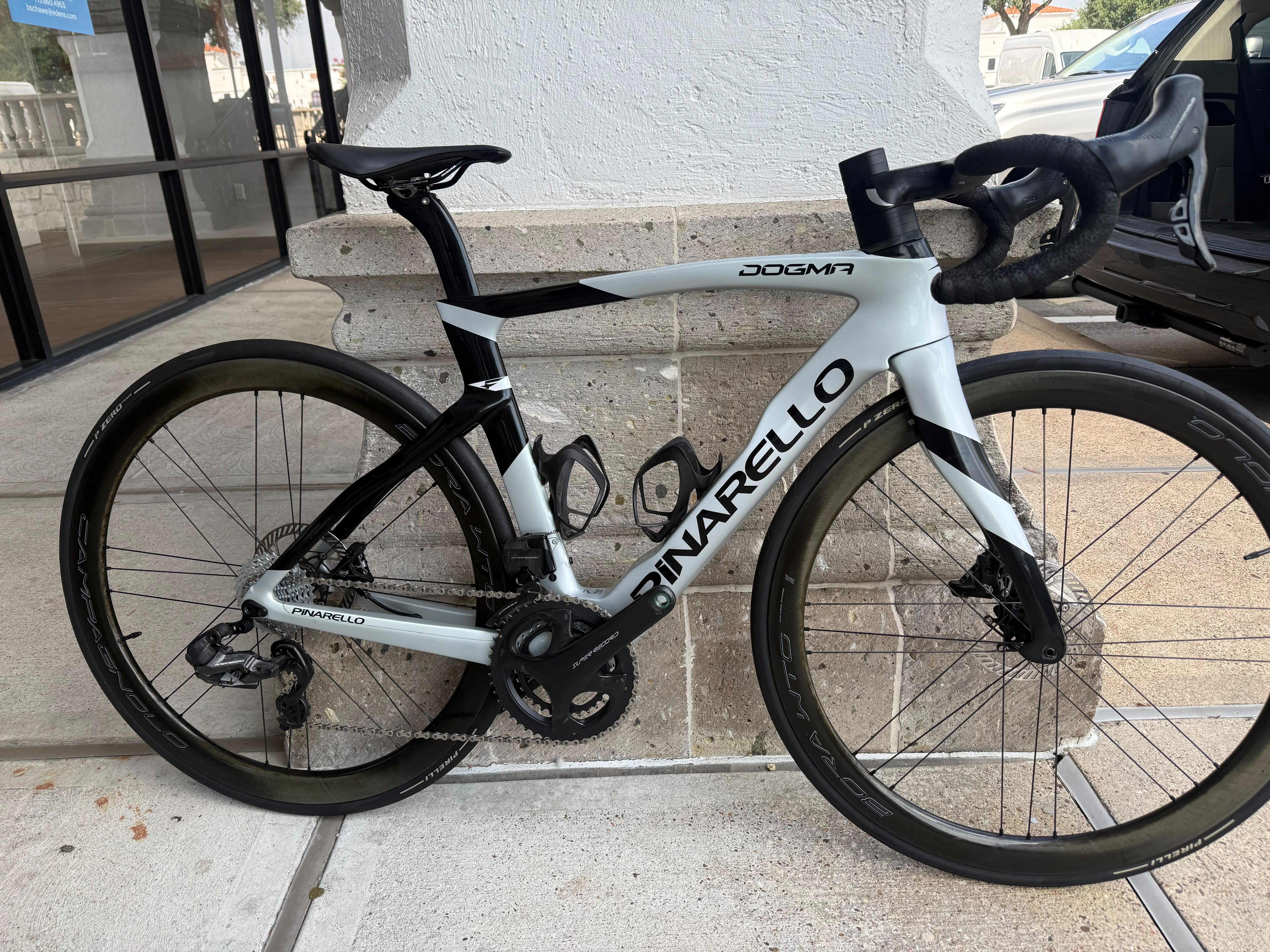 2024 Dogma F Campagnolo Super Record Wireless Bora Ultra WTO wheels size 51.5 Pre-Owned