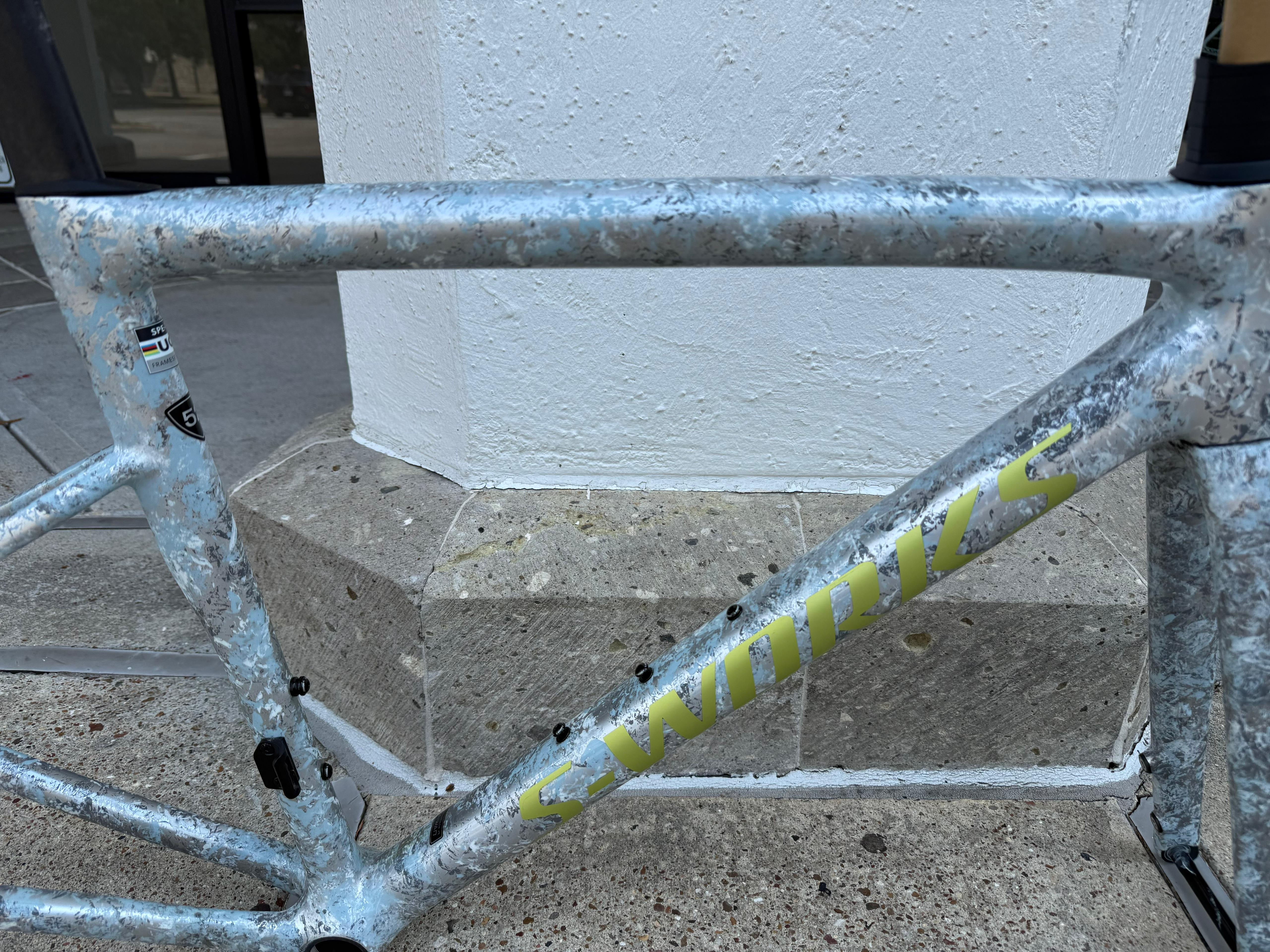 2026 Specialized S-Works Tarmac SL8 Size 52cm Liquid Silver/Multi Color Dry Impasto Pre-Owned